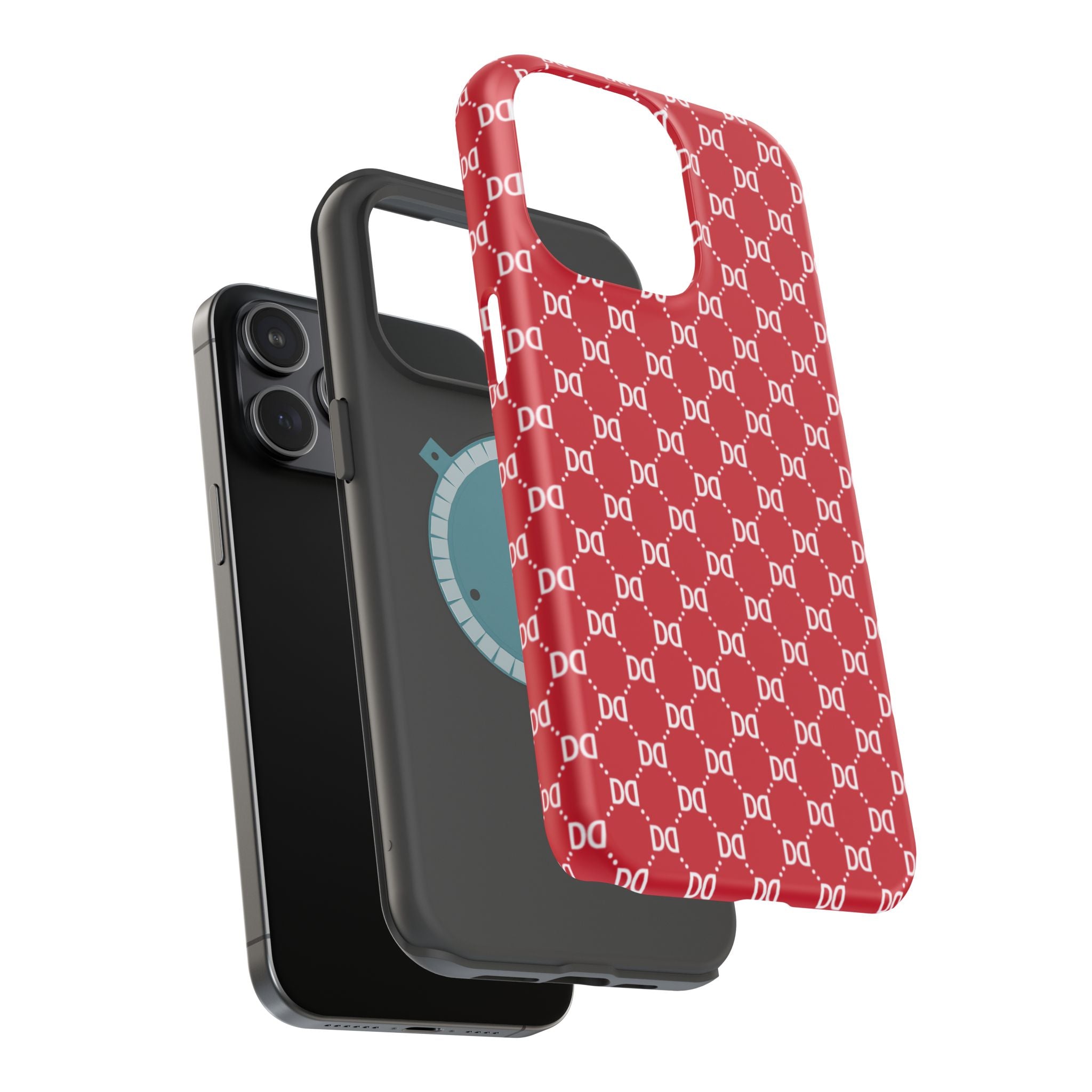 DD Monogram Pattern Magnetic Phone Case