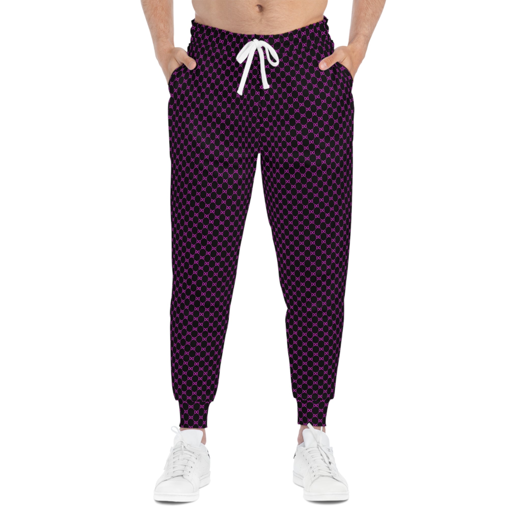 DD Custom Monogram Print Unisex Joggers AOP
