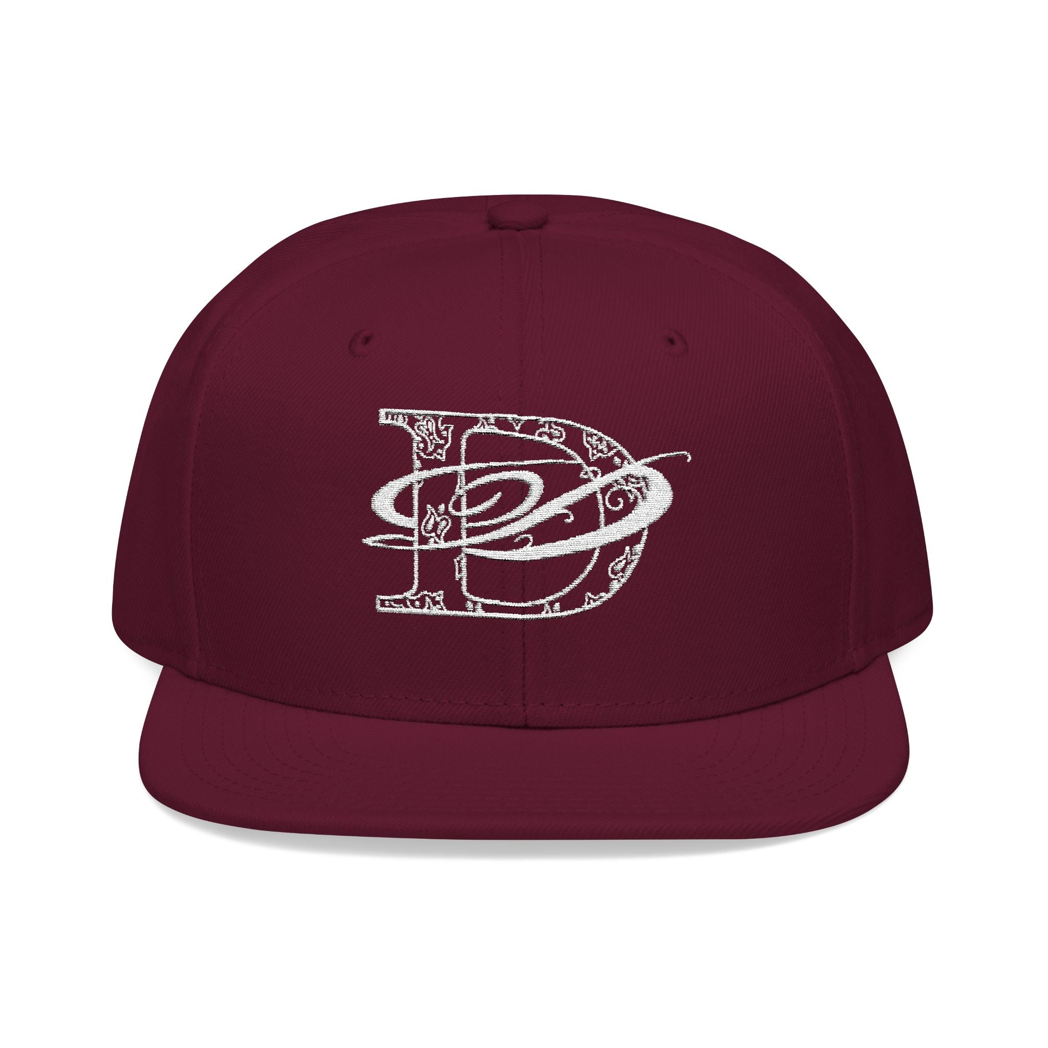 DD Bandana Print Embroidered Flat Billed Snapback Cap | Streetwear, Urban Fashion, Tattoo, Bandana, Designer