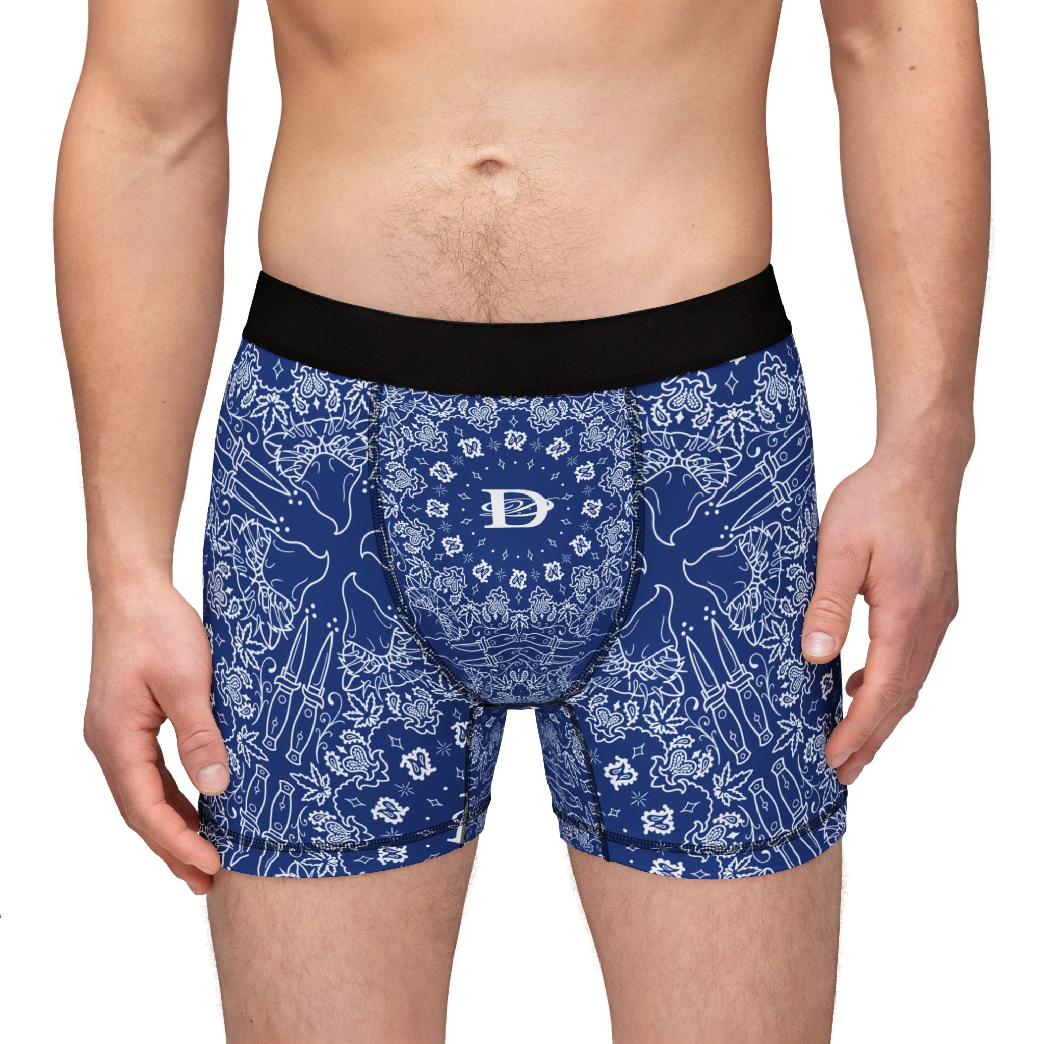 DD Custom Bandana Print Men's Boxers AOP