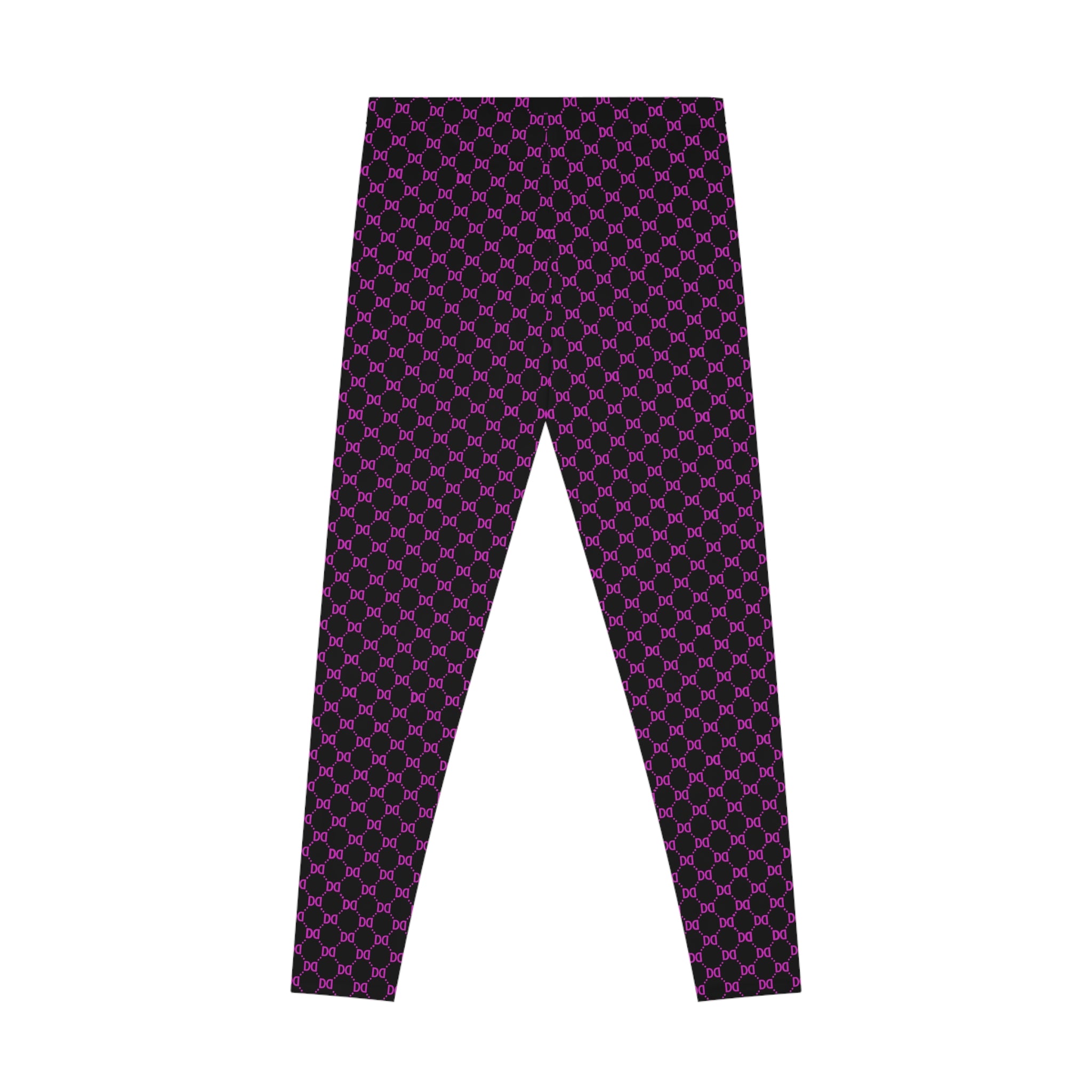 DD Monogram Print Women's Casual Leggings AOP