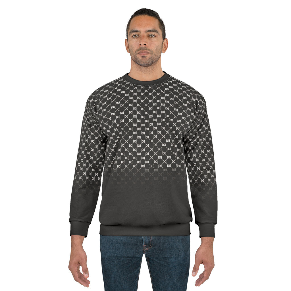 DD Fading Custom Monogram Pattern Unisex Sweatshirt AOP