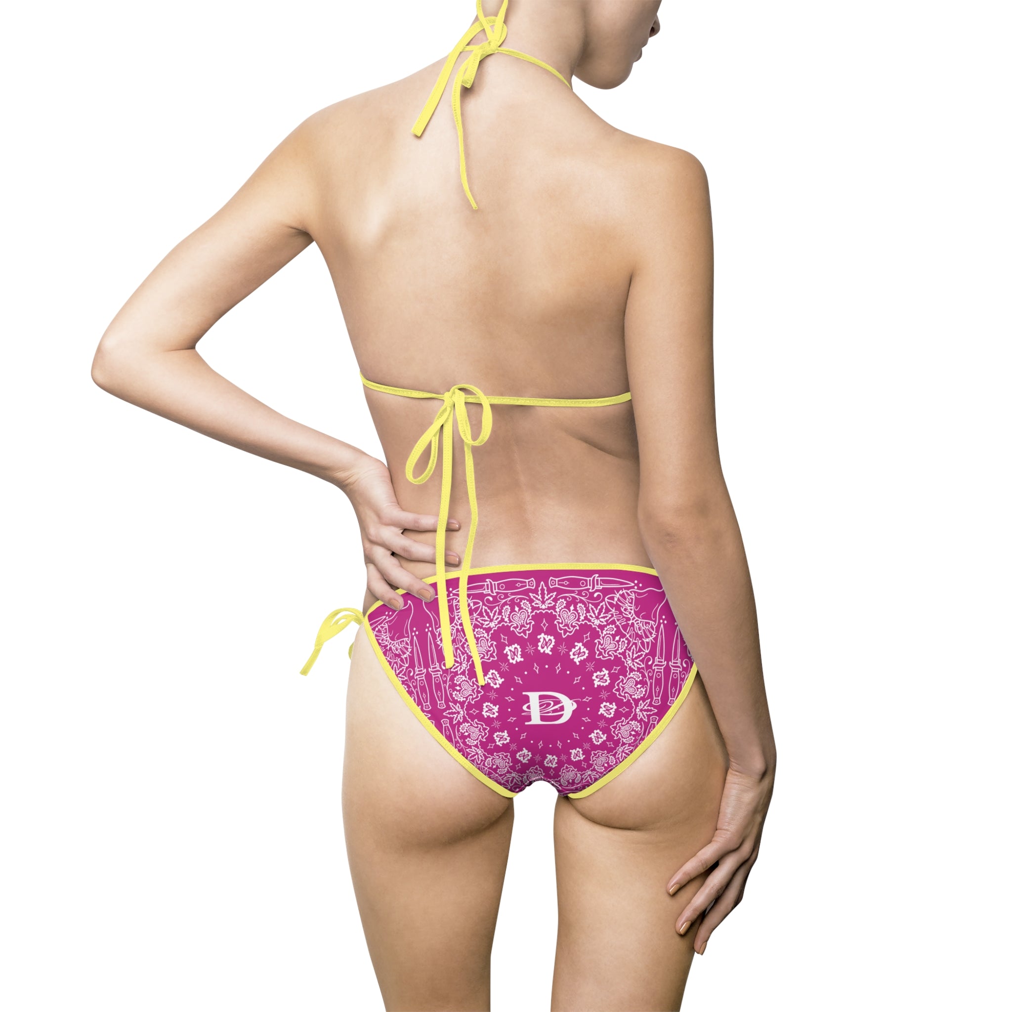 DD Custom Bandana Womens's Bikini Swimsuit AOP