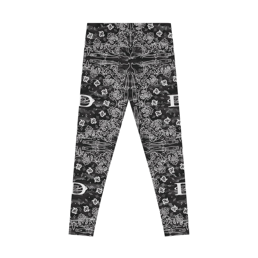 DD Custom Bandana Print W/ Urban Digital Hexagon Camo Leggings AOP