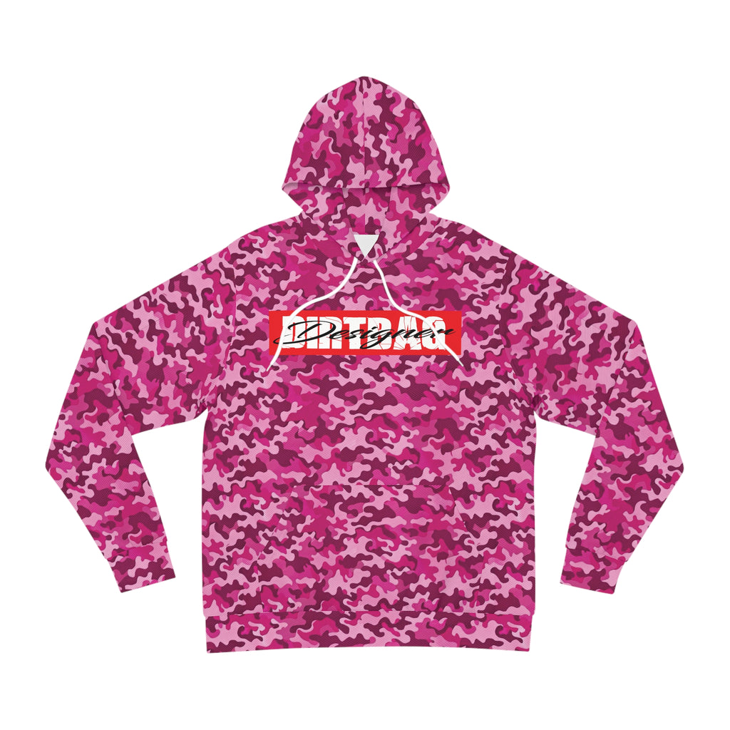 DD Box Logo W/ Climbing Bandana Panther Unisex Pink Camo Hoodie AOP
