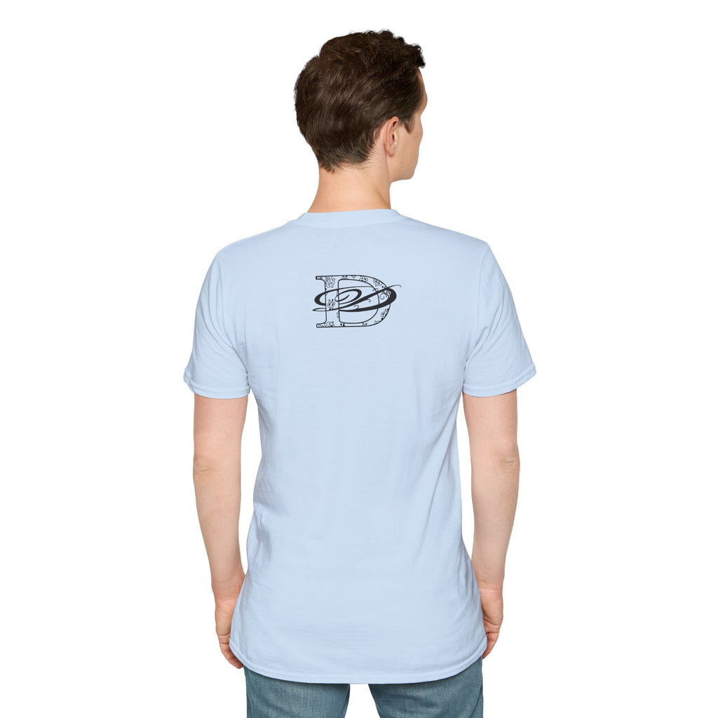 "Looking Clean, Doing Dirty" Tattoo Script Softstyle Unisex T-Shirt