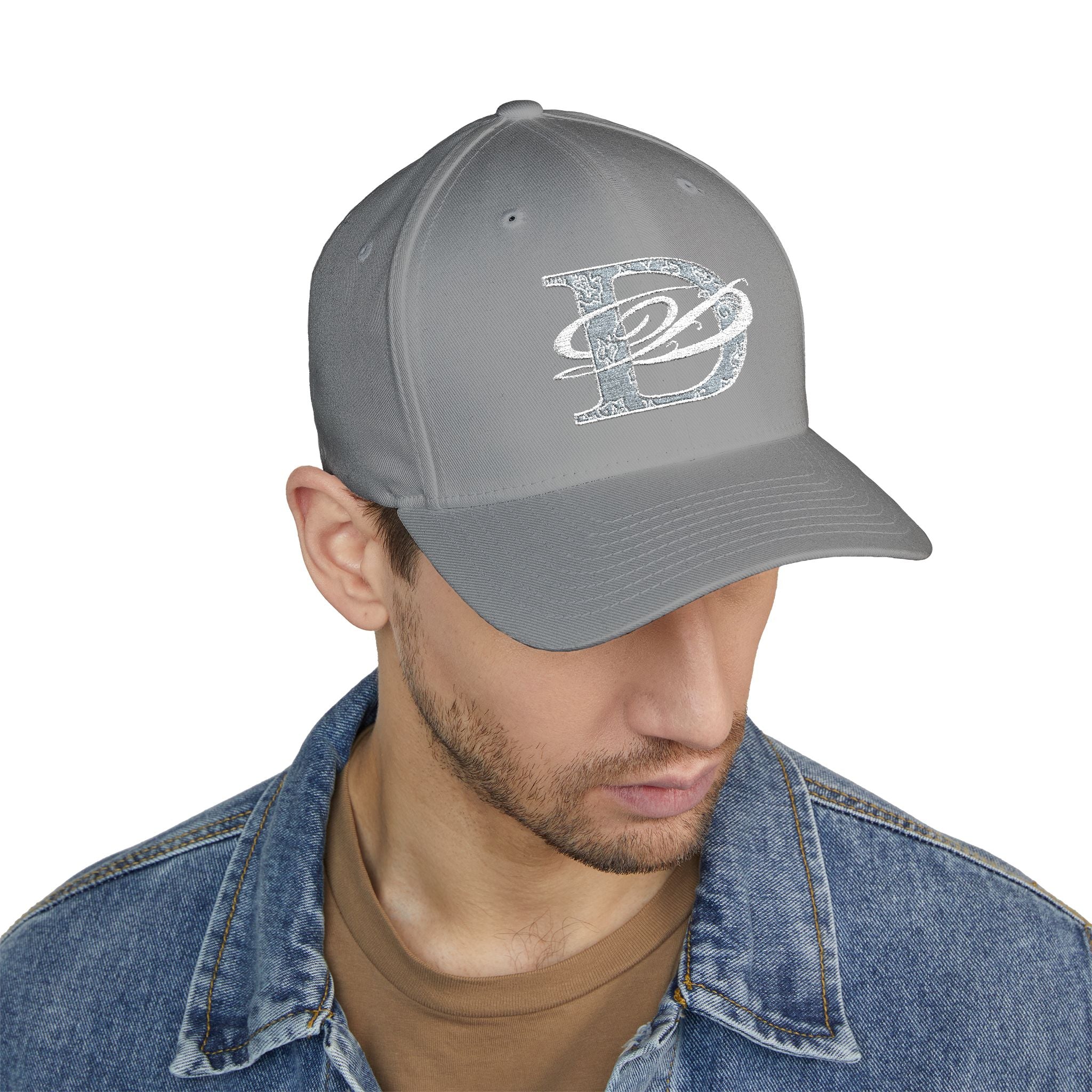 DD Bandana Logo Embroidered Closed Back Stretch Fit Cap