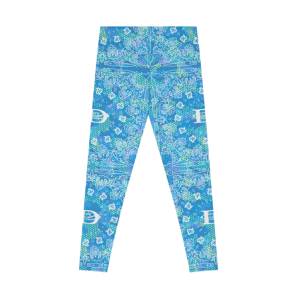 DD Custom Bandana Print W/ Light BlueDigital Camo Leggings AOP