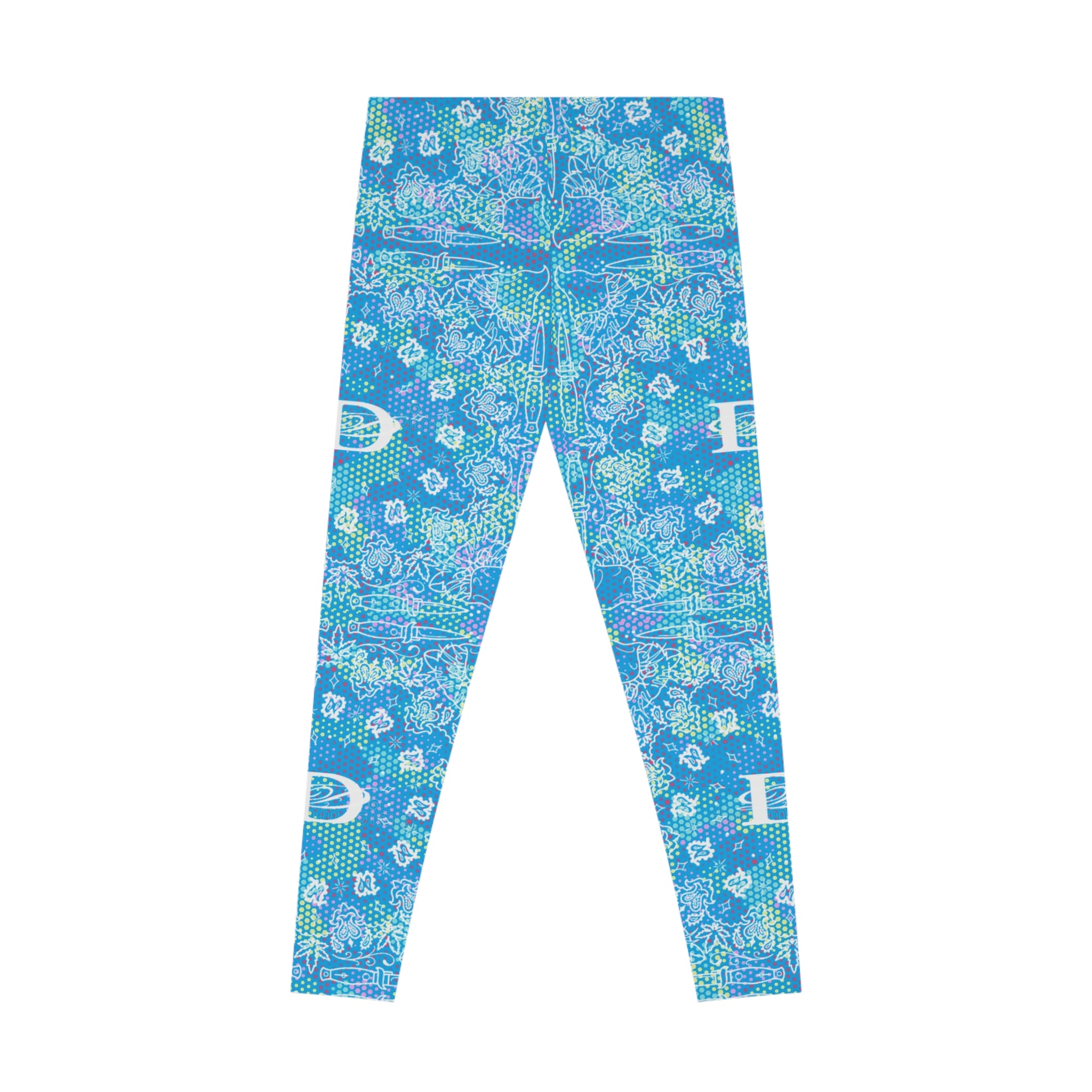 DD Custom Bandana Print W/ Light BlueDigital Camo Leggings AOP