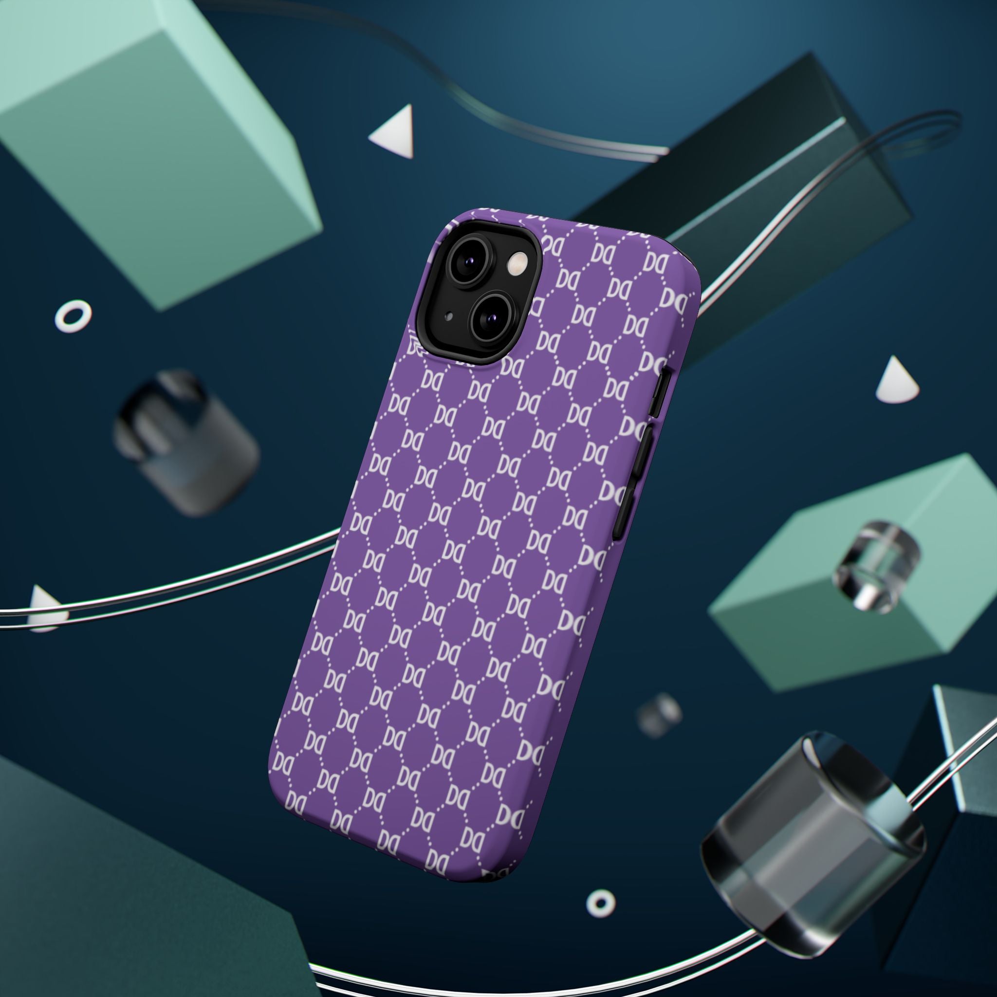 DD Monogram Pattern Magnetic Phone Case