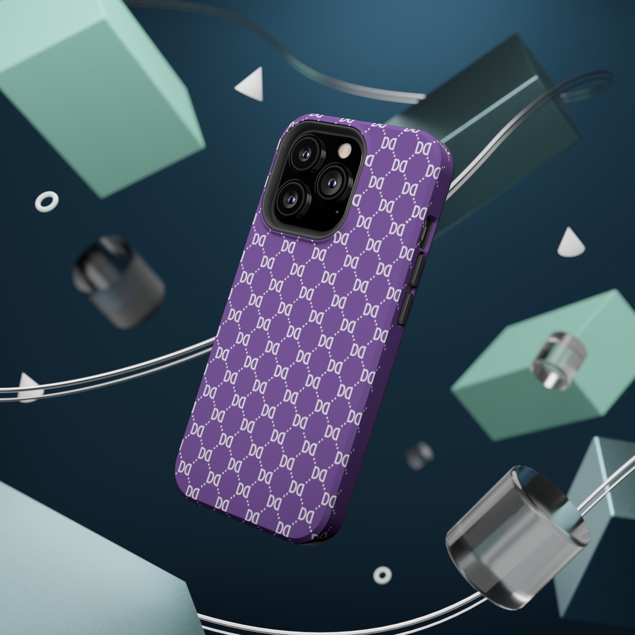 DD Monogram Pattern Magnetic Phone Case