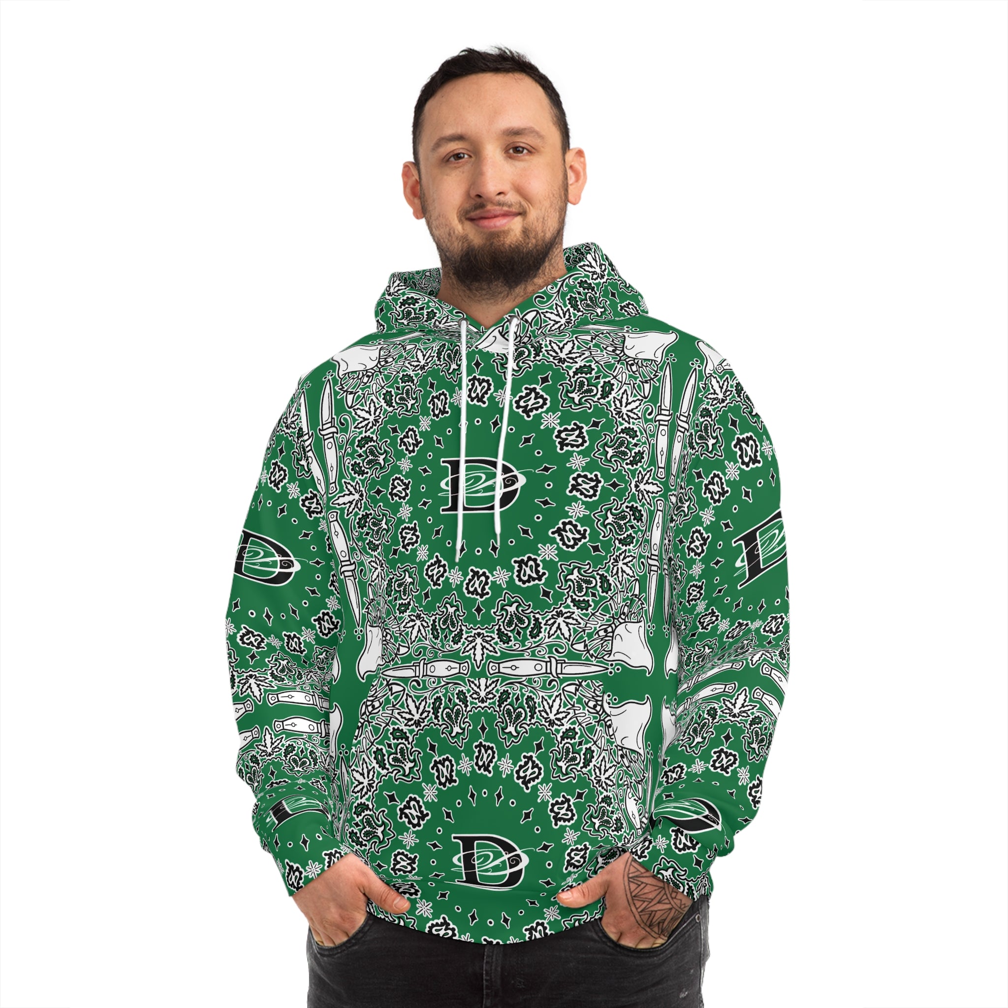 DD Custom Bandana Unisex Hoodie AOP