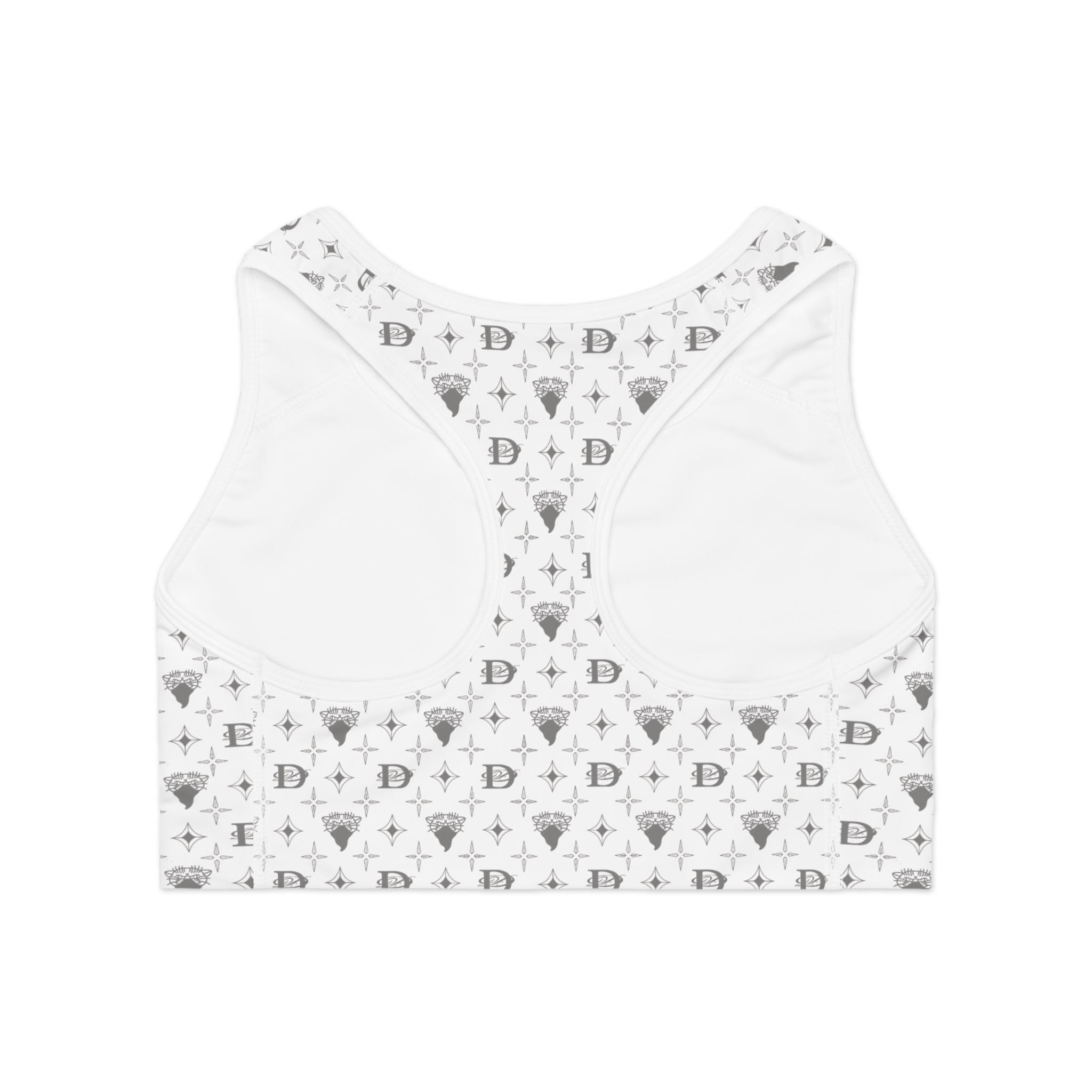 Bandito Panther Custom Monogram Print Sports Bra AOP