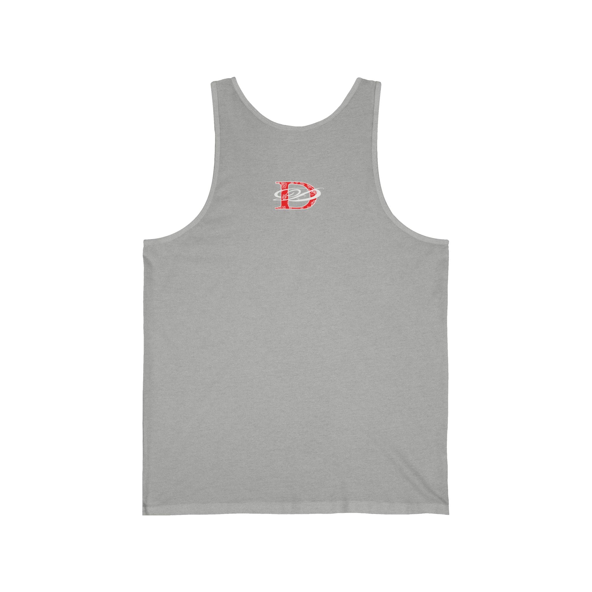 250th Anniversary American Flag w/Heart and 250 Banner Tattoo Design Mens Tank Top