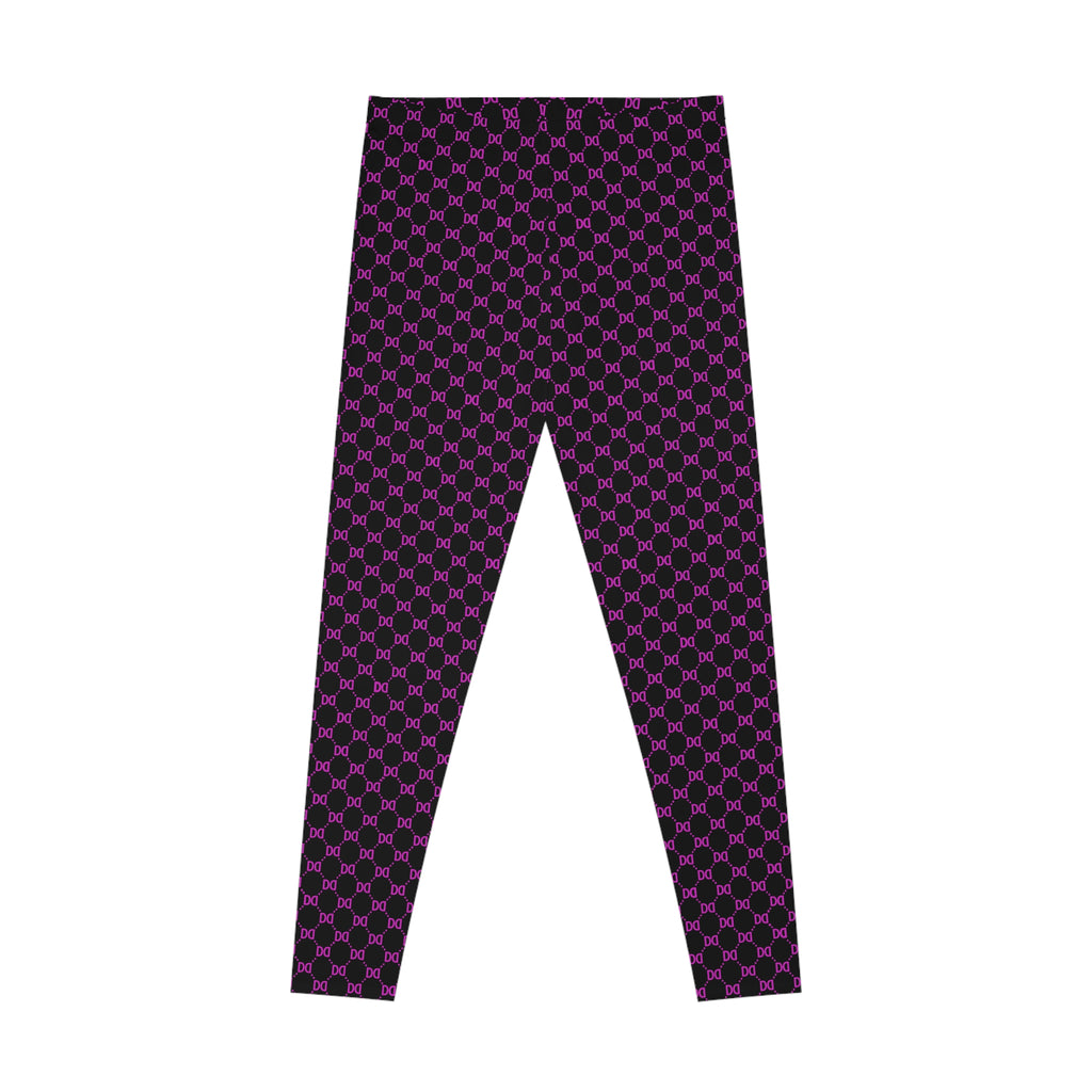 DD Monogram Print Women's Casual Leggings AOP