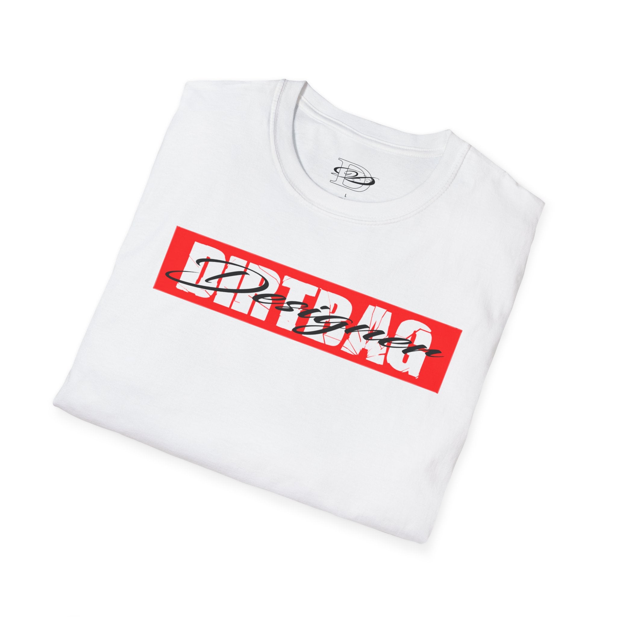 Broken Dirtbag Logo Graphic Unisex Softstyle T-Shirt, Casual Wear, Streetwear, Urban Fashion, Tattoo