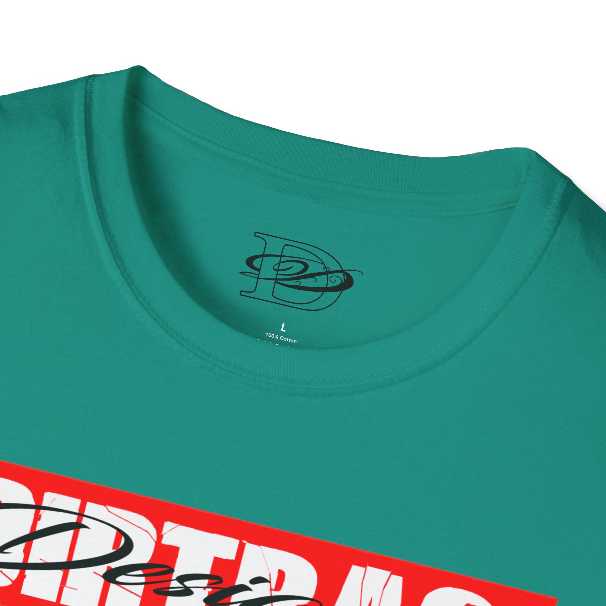 Broken Dirtbag Logo Graphic Unisex Softstyle T-Shirt, Casual Wear, Streetwear, Urban Fashion, Tattoo