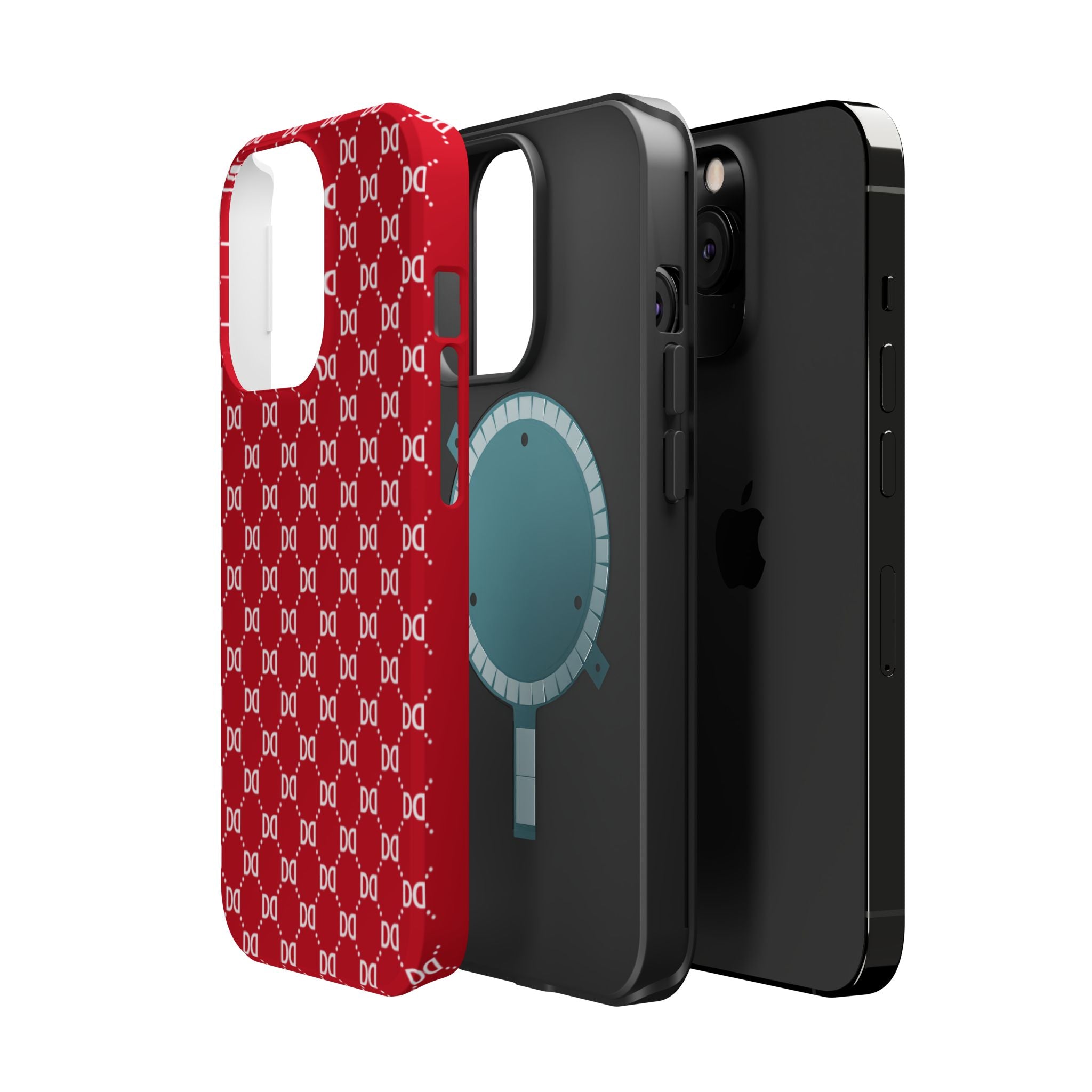 DD Monogram Pattern Magnetic Phone Case
