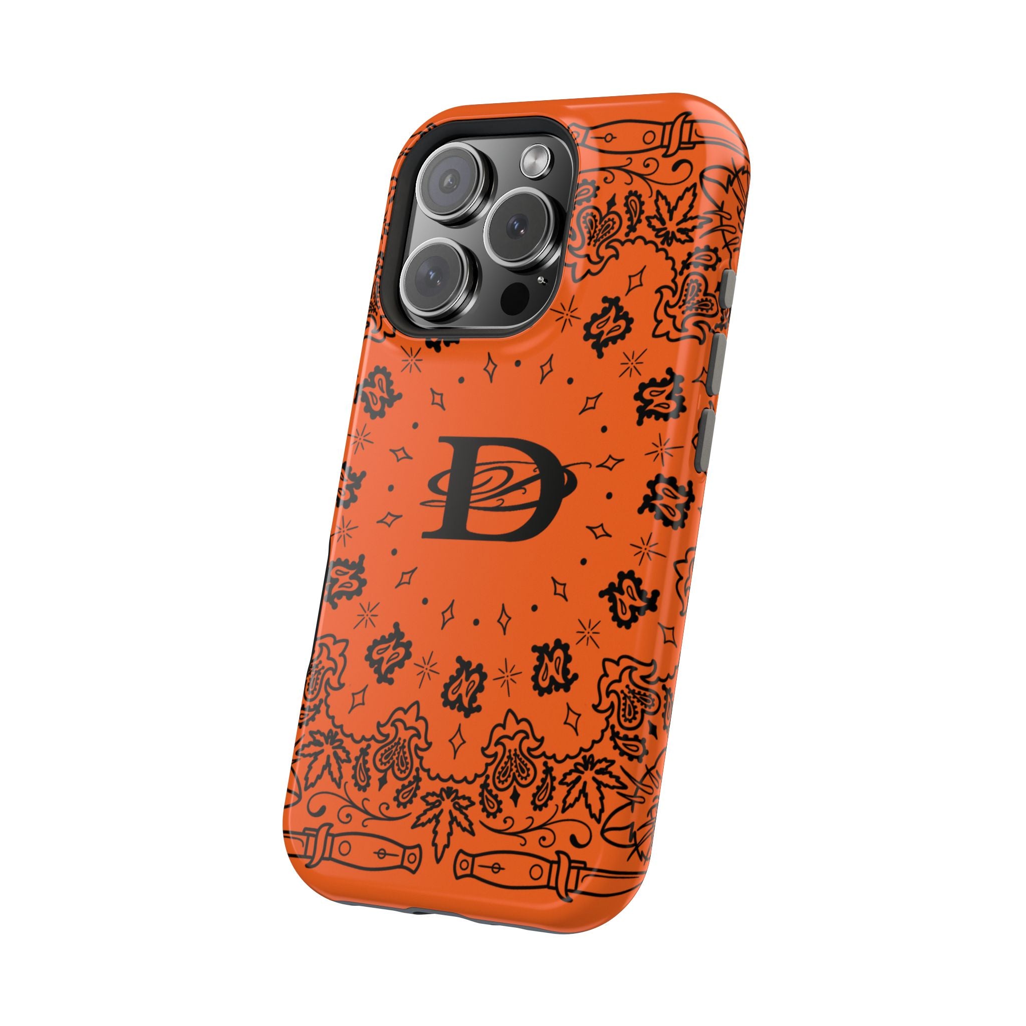 DD Custom Bandana Print Stylish Magnetic Phone Cases for Trendy Protection, Customize Your Style, Personalized Gift, Unique Design