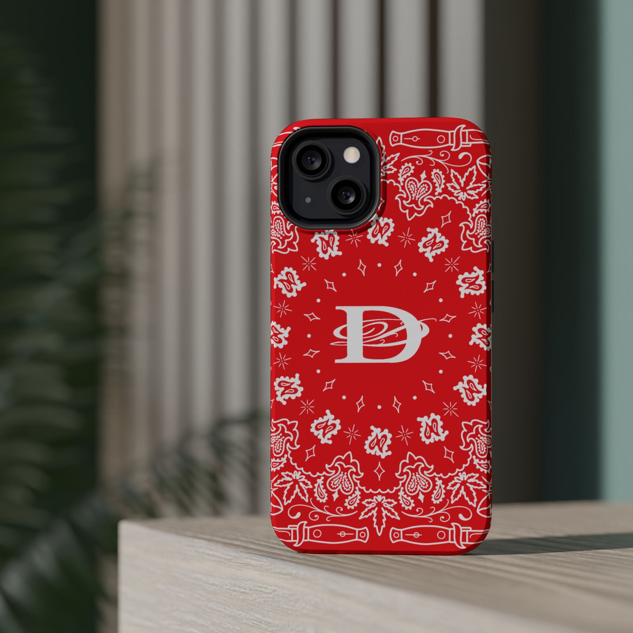 DD Custom Bandana Print Magnetic iPhone Case