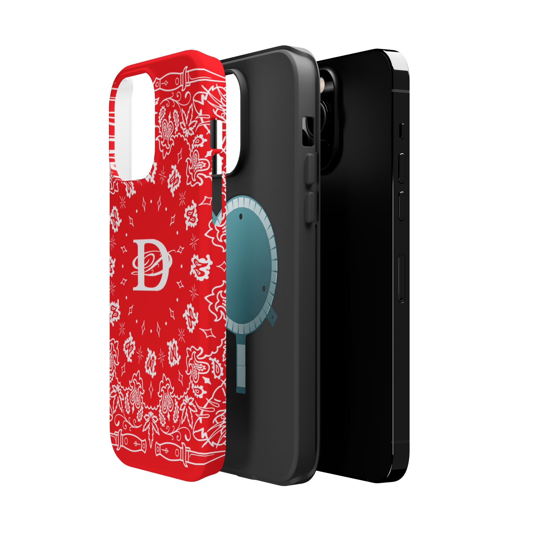 DD Custom Bandana Print Magnetic iPhone Case