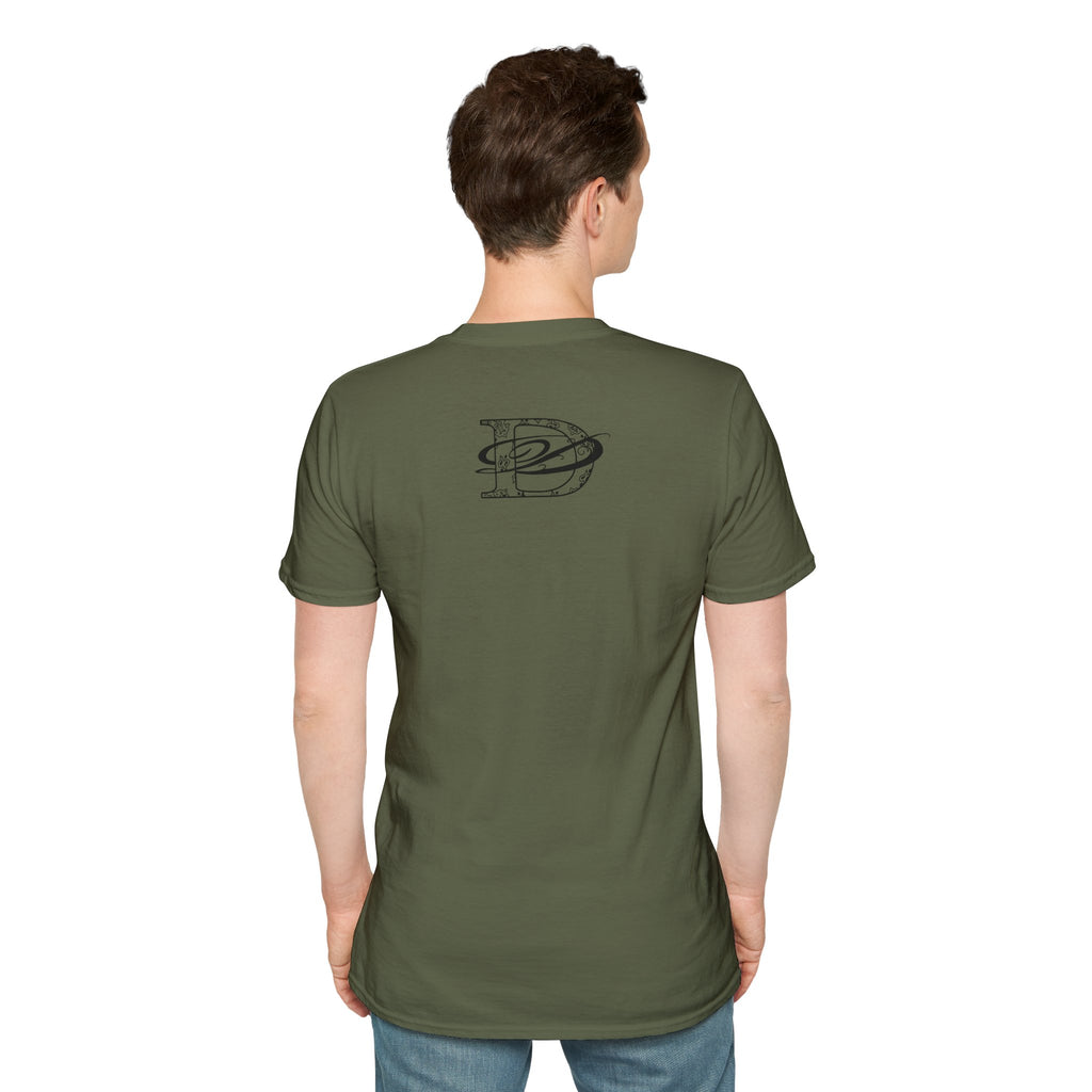 "Looking Clean, Doing Dirty" Tattoo Script Softstyle Unisex T-Shirt