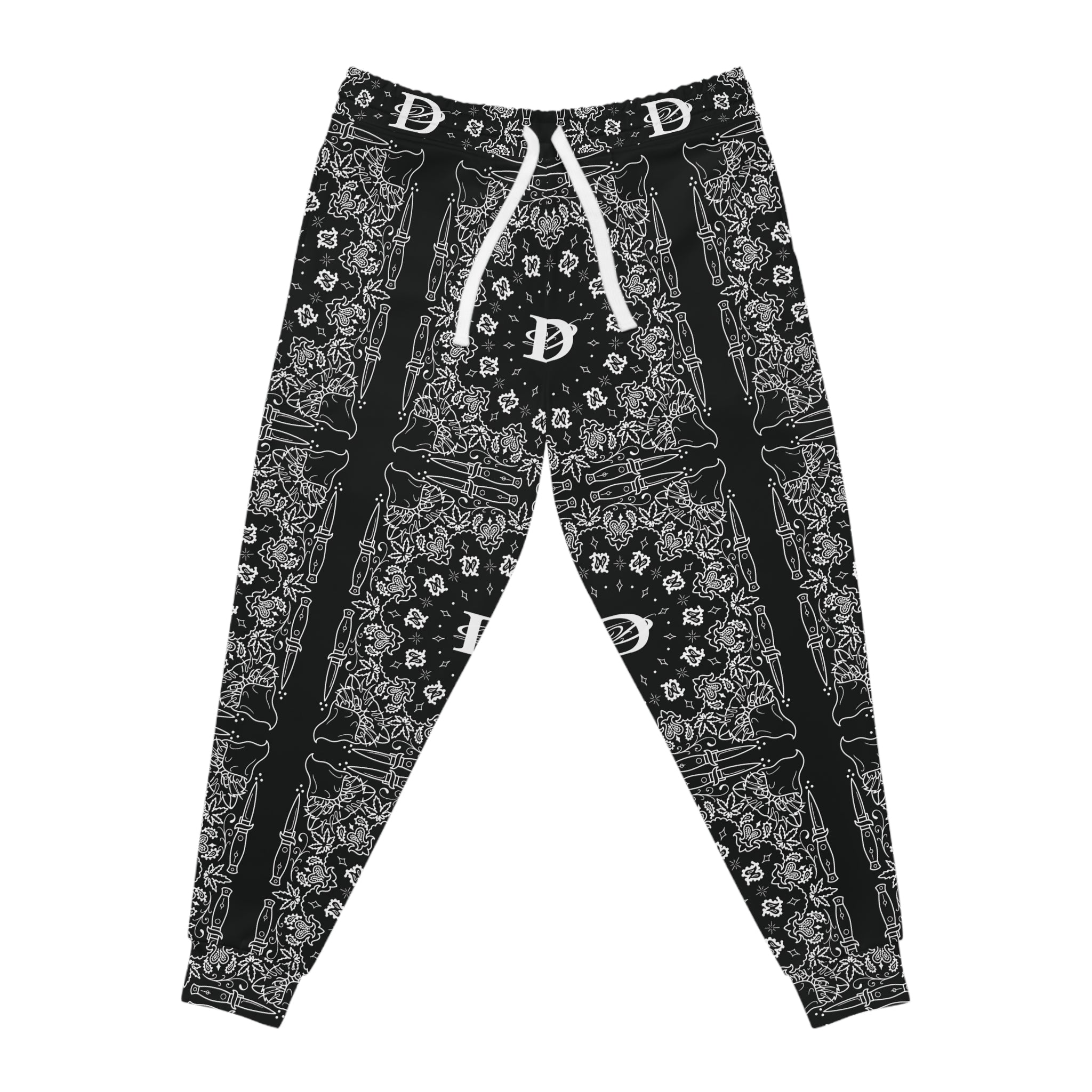 DD Custom Bandana Print Unisex Joggers AOP