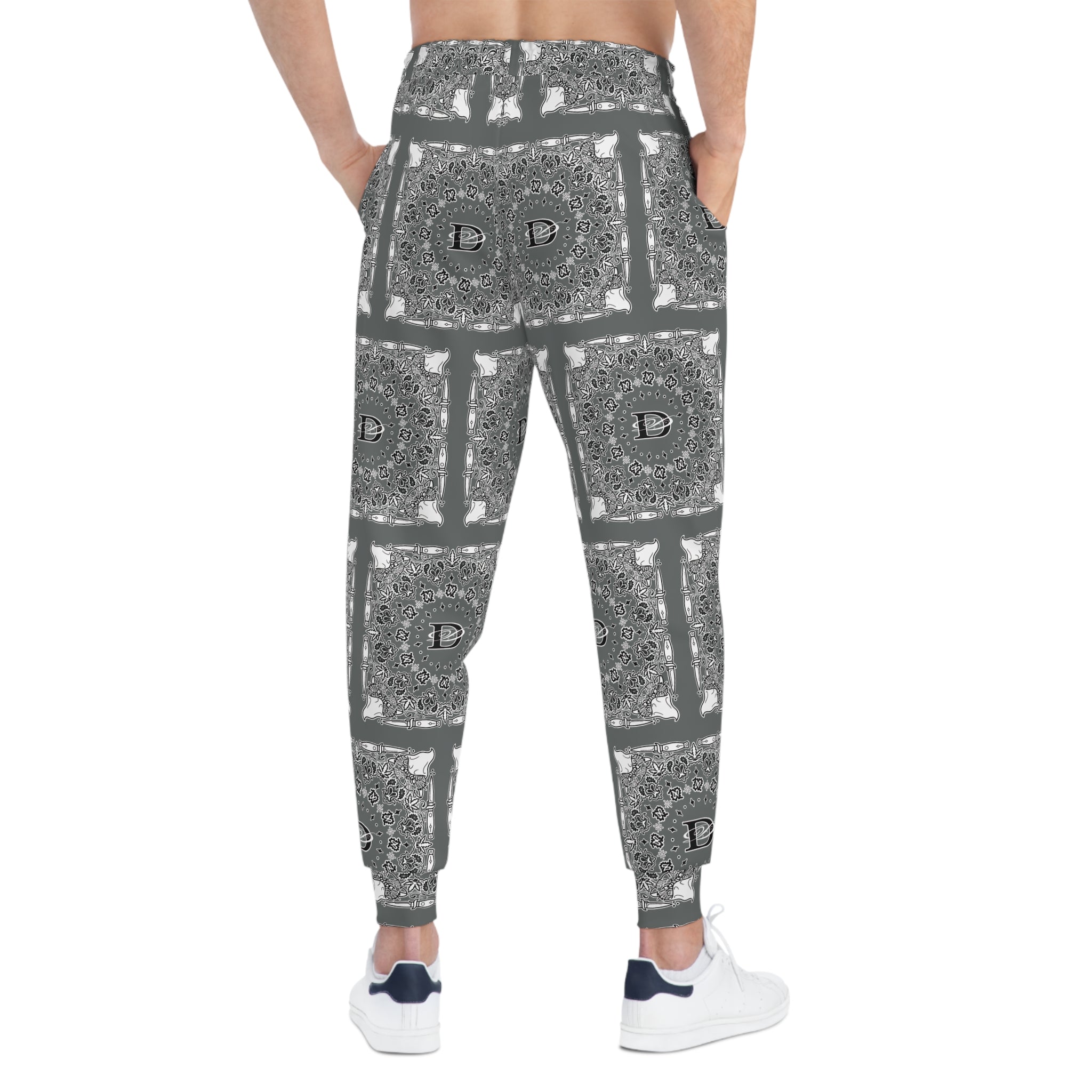 DD Custom Bandana Print Joggers AOP