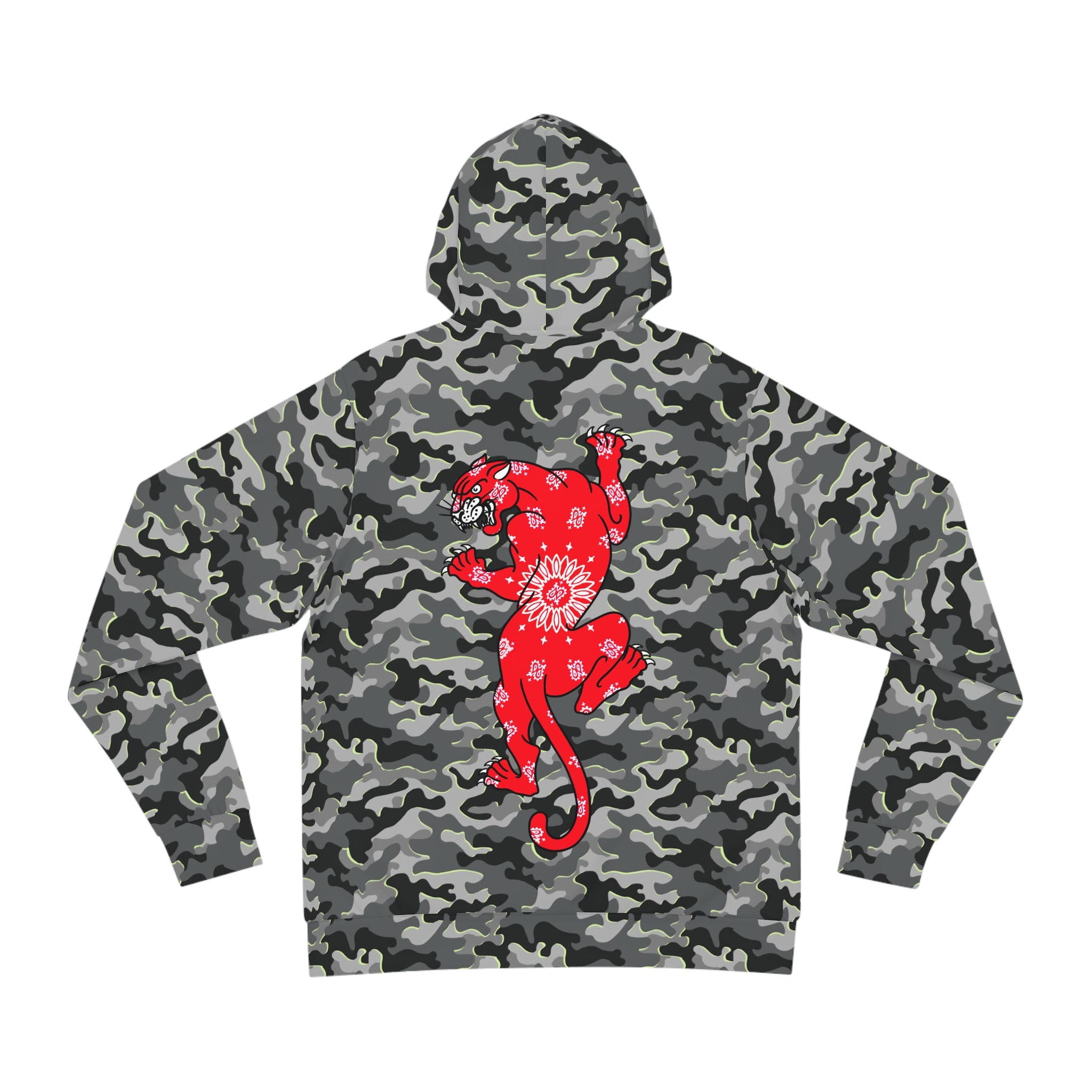 DD Box Logo W/ Climbing Bandana Panther Unisex Urban Camo Hoodie AOP