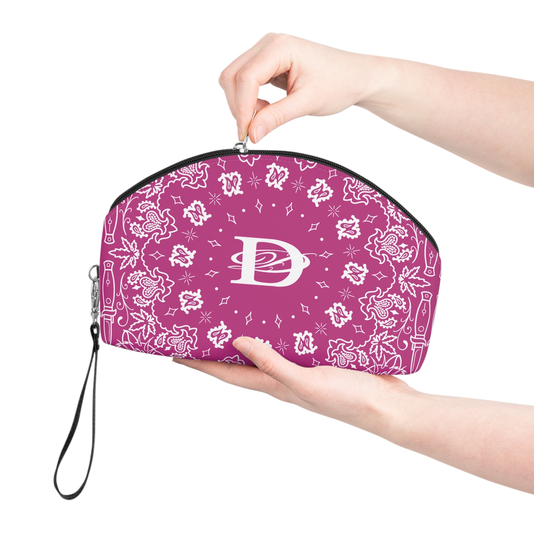 DD Custom Bandana Print Makeup Bag AOP