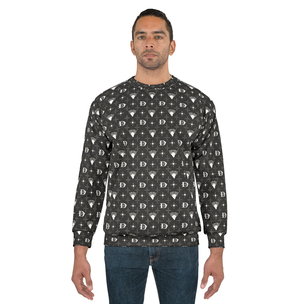 Bandito Panther Custom Monogram Print Unisex Sweatshirt AOP