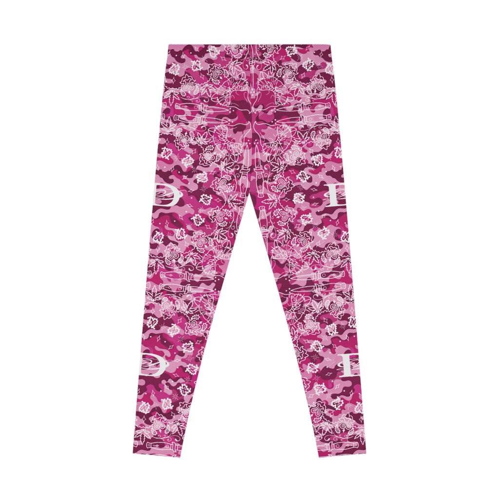 DD Custom Bandana Print W/ Pink Camo Leggings AOP