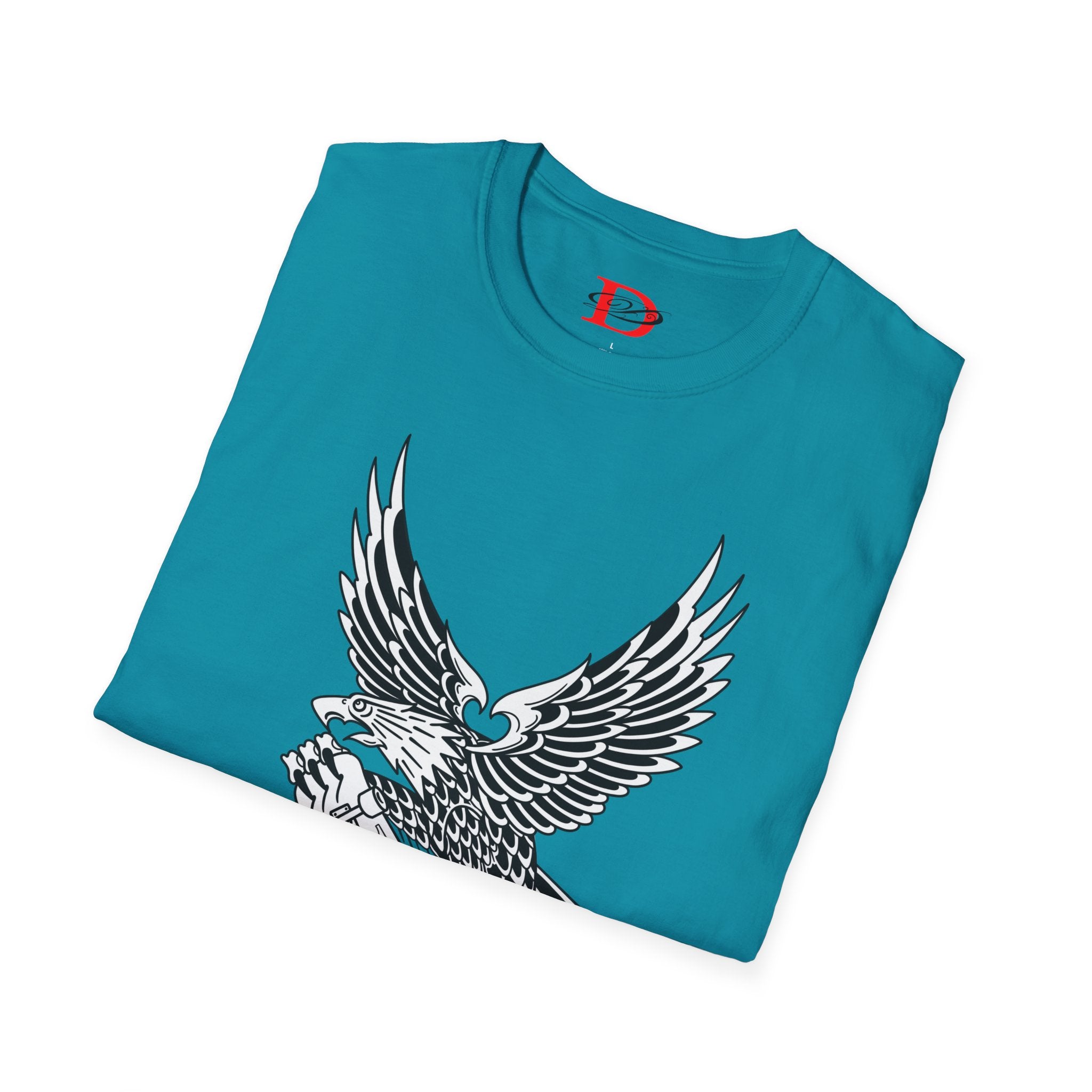 Skating Eagle Grinding on Colfax Ave. Unisex Softstyle T-Shirt