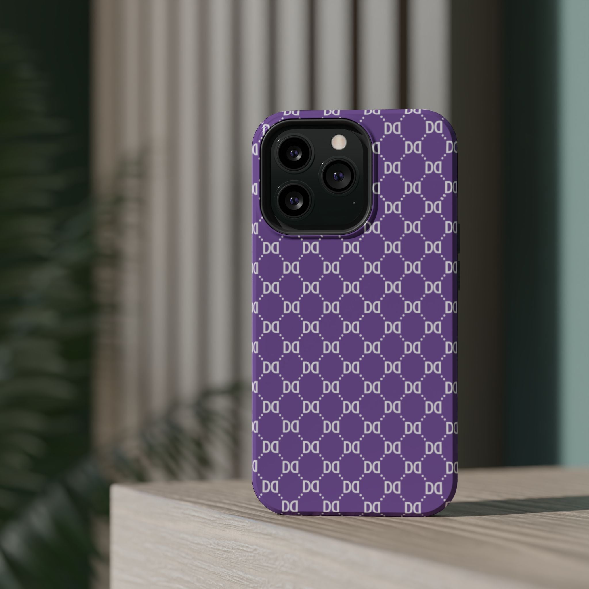 DD Monogram Pattern Magnetic Phone Case
