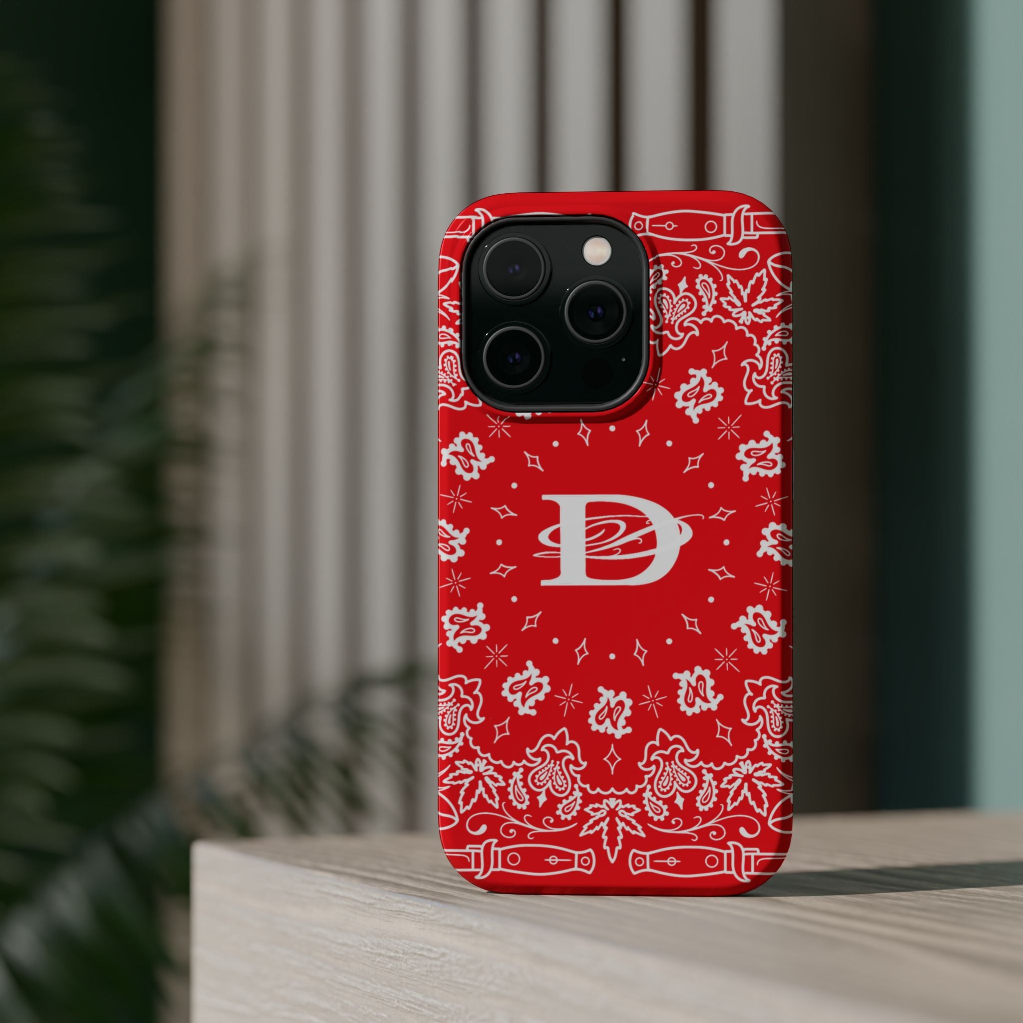 DD Custom Bandana Print Magnetic iPhone Case
