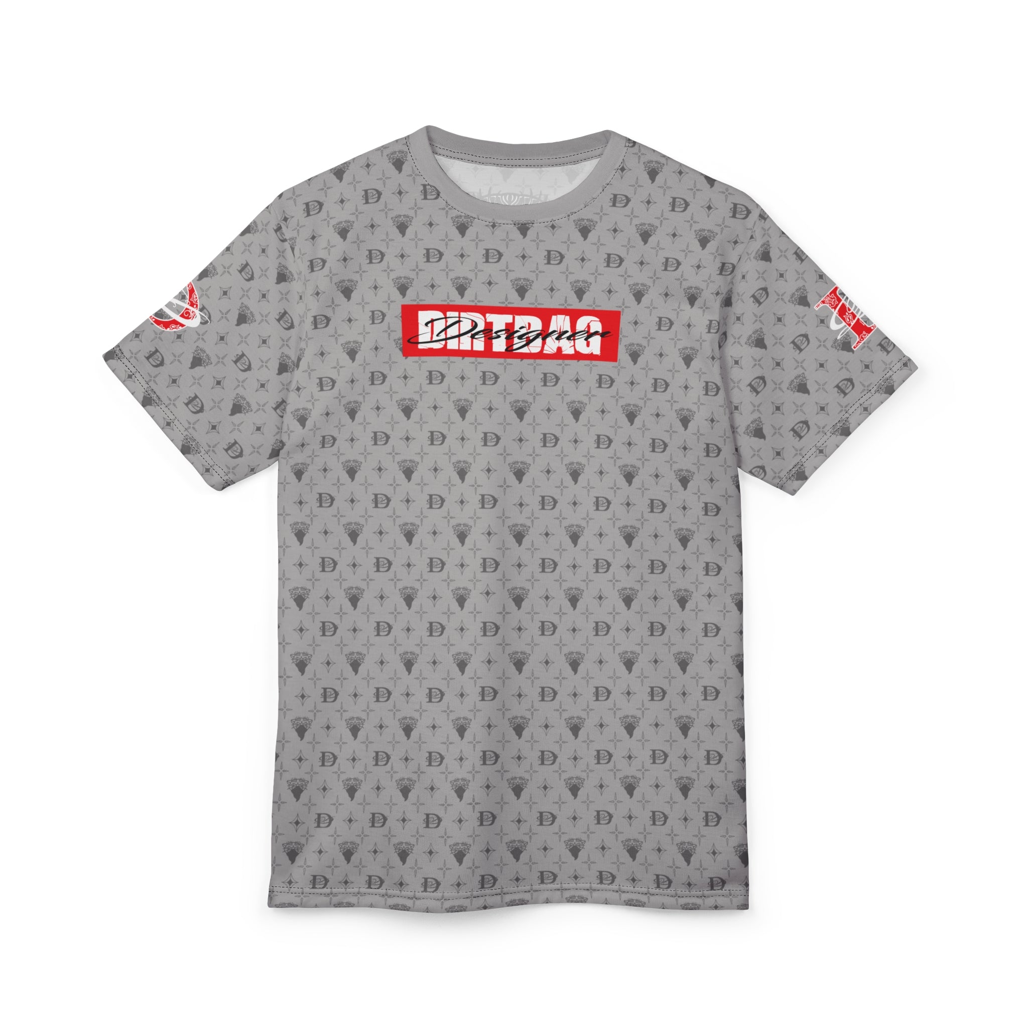 Bandito Panther Custom Monogram Print w/ Box Logo Unisex T-Shirt AOP