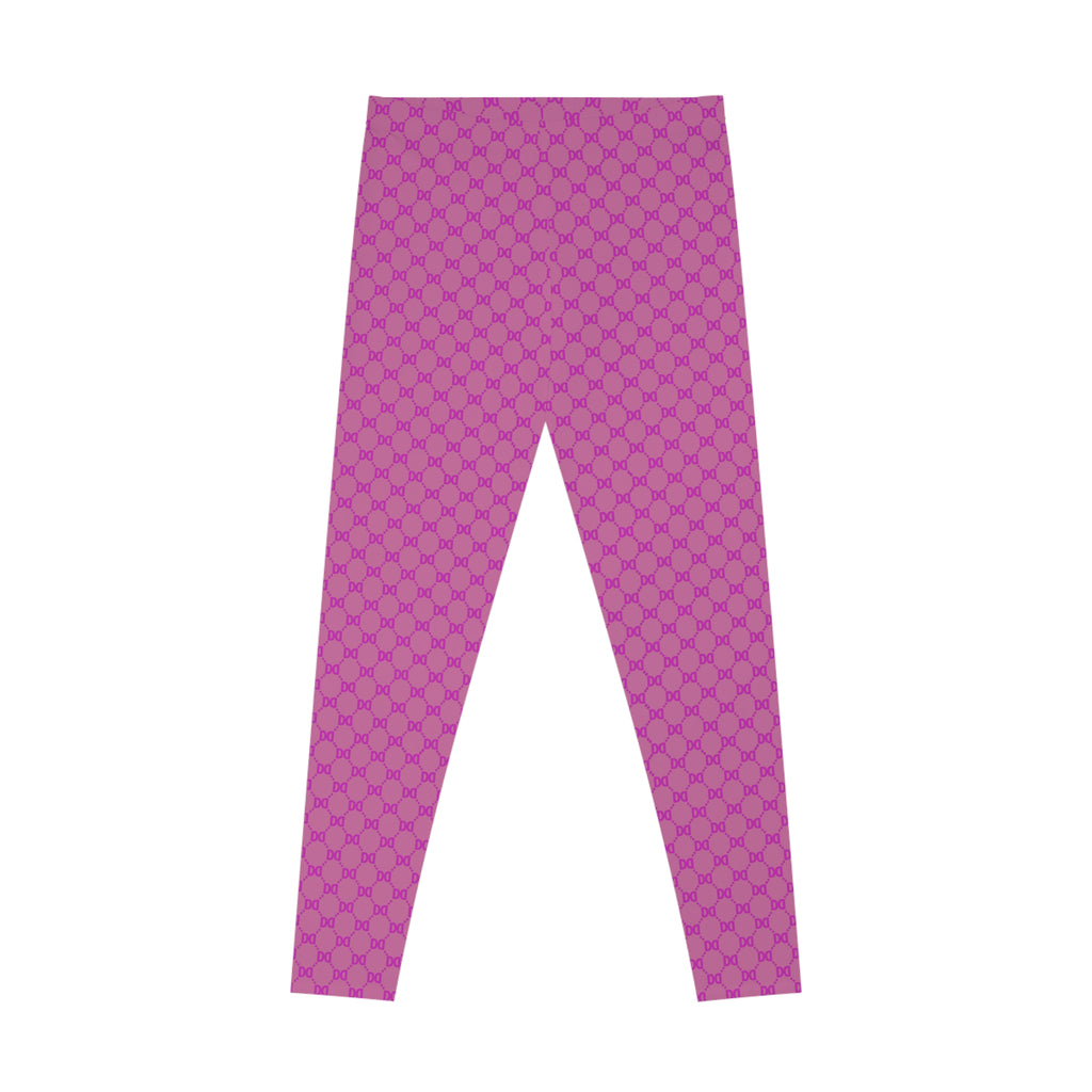 DD Monogram Print Women's Casual Leggings AOP