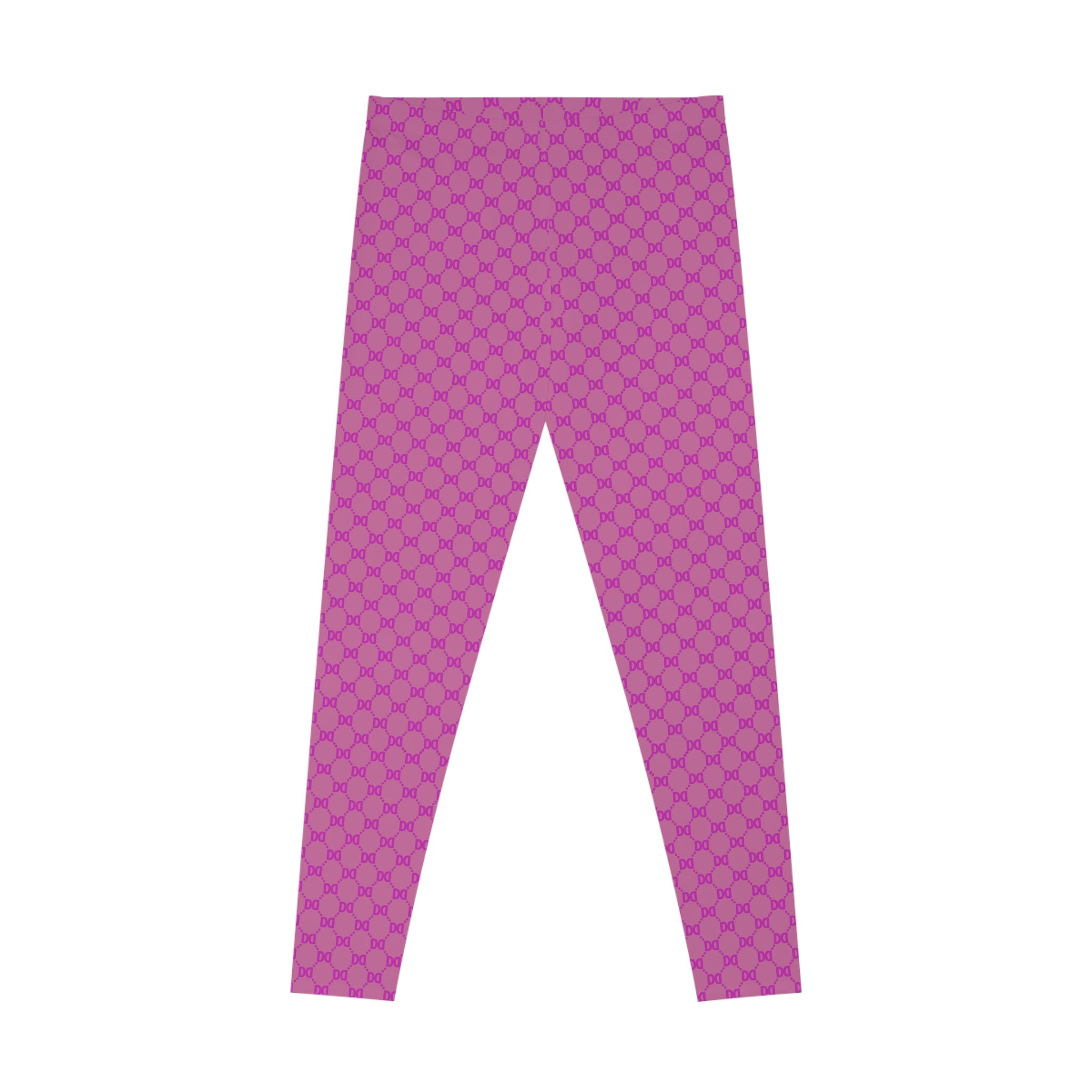 DD Monogram Print Women's Casual Leggings AOP