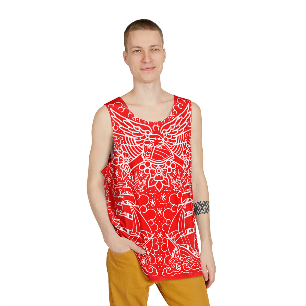 American Traditional Body Suit Tank Top AOP