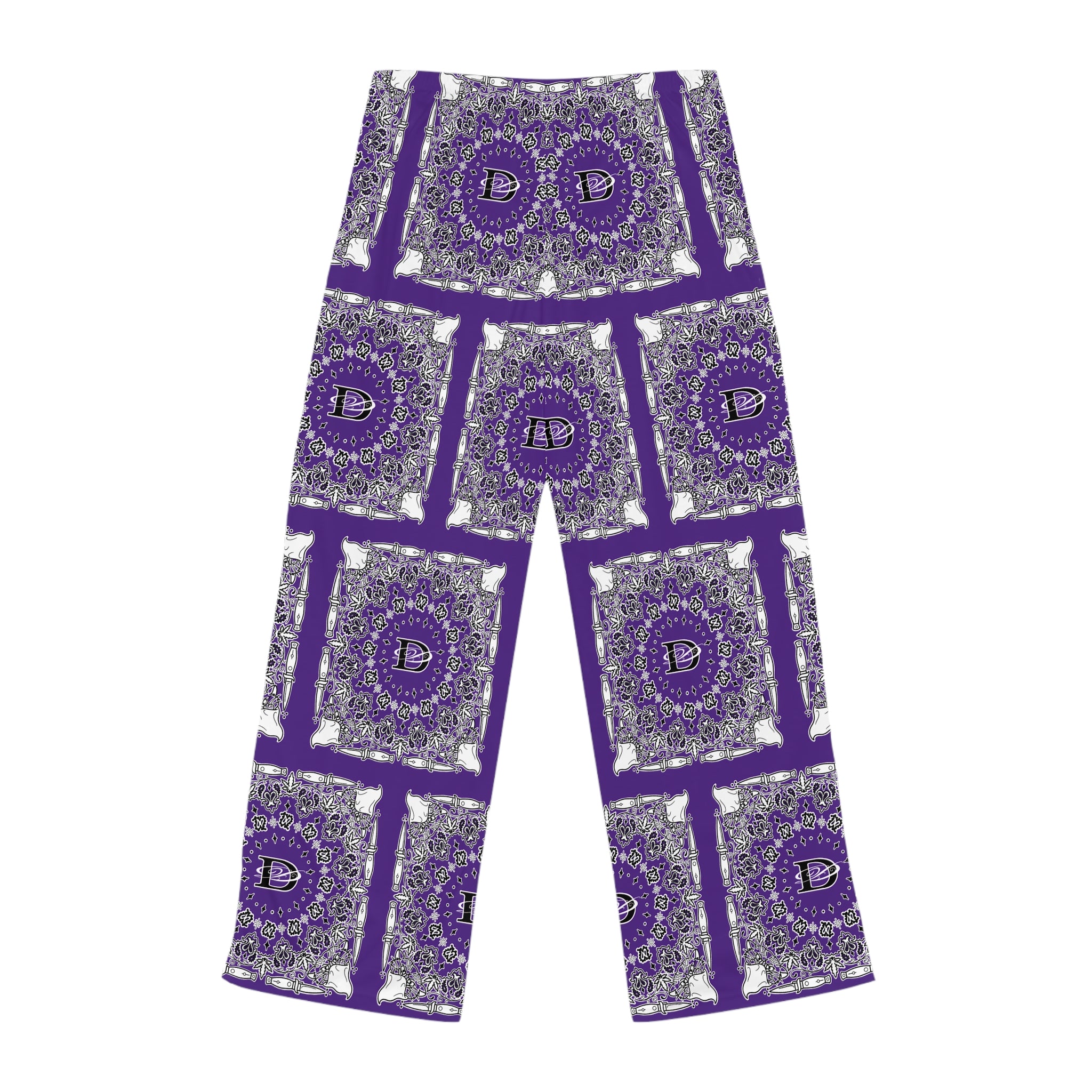 DD Custom Bandana Print Women's Pajama Pants AOP