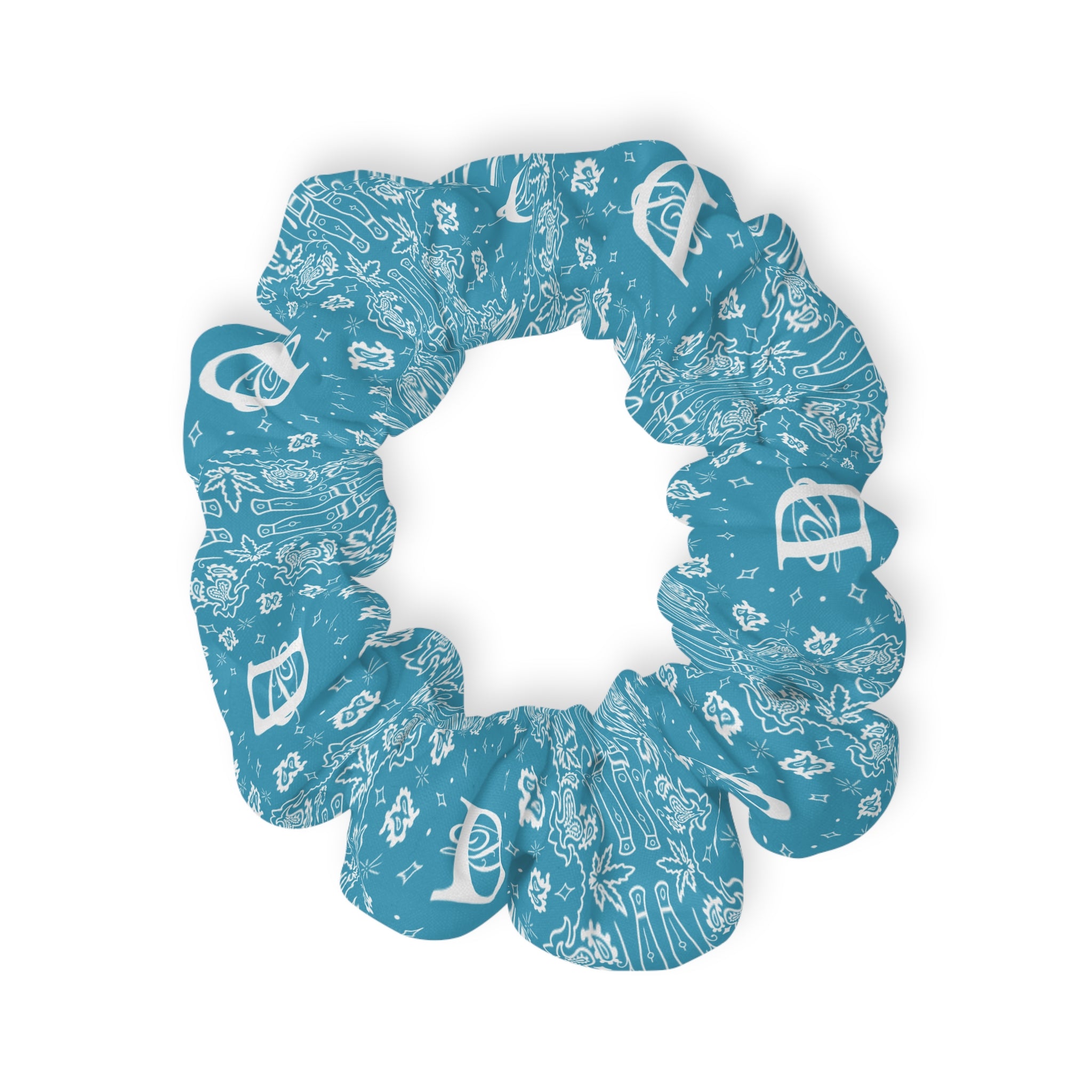DD Custom Bandana Print Scrunchie AOP
