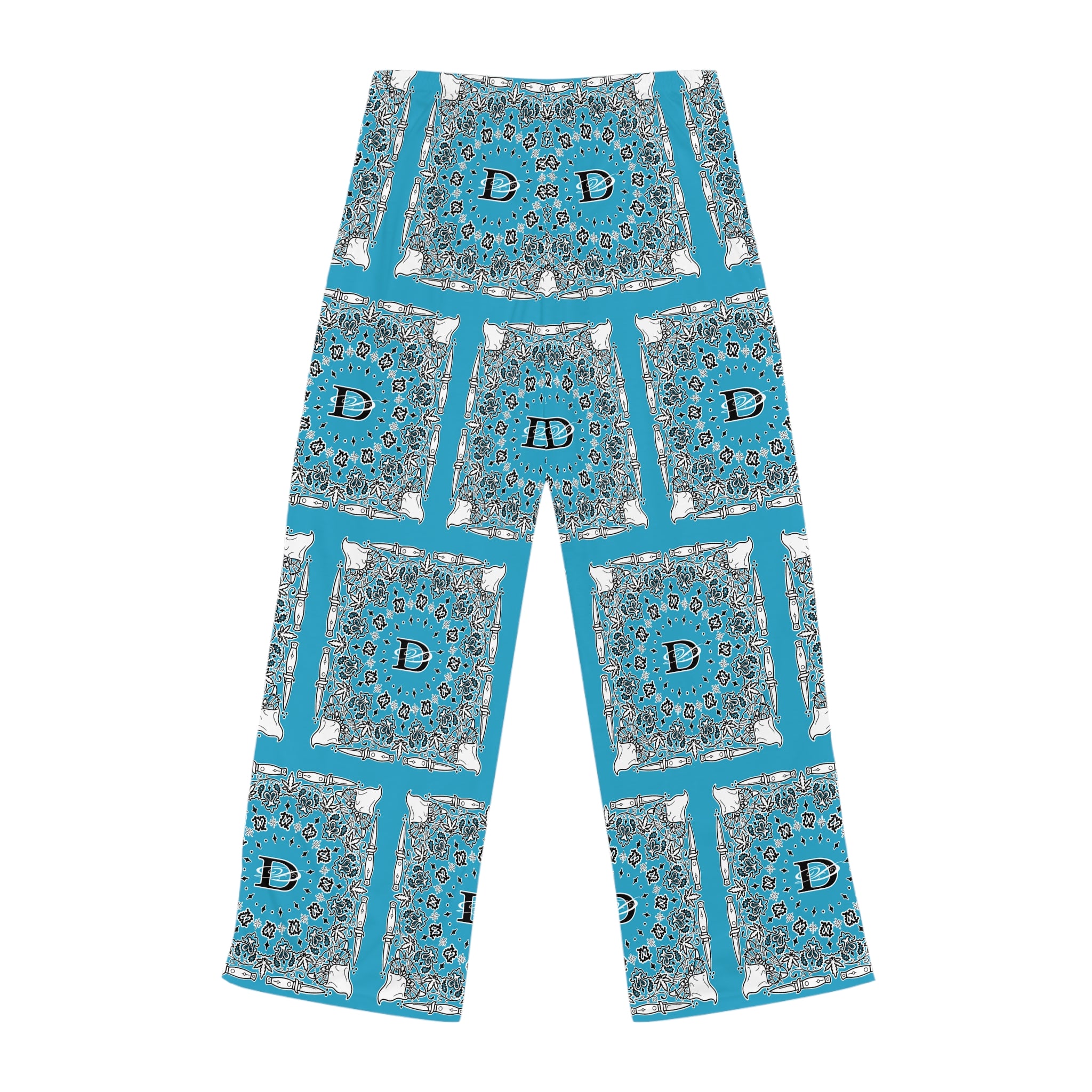 DD Custom Bandana Print Women's Pajama Pants AOP