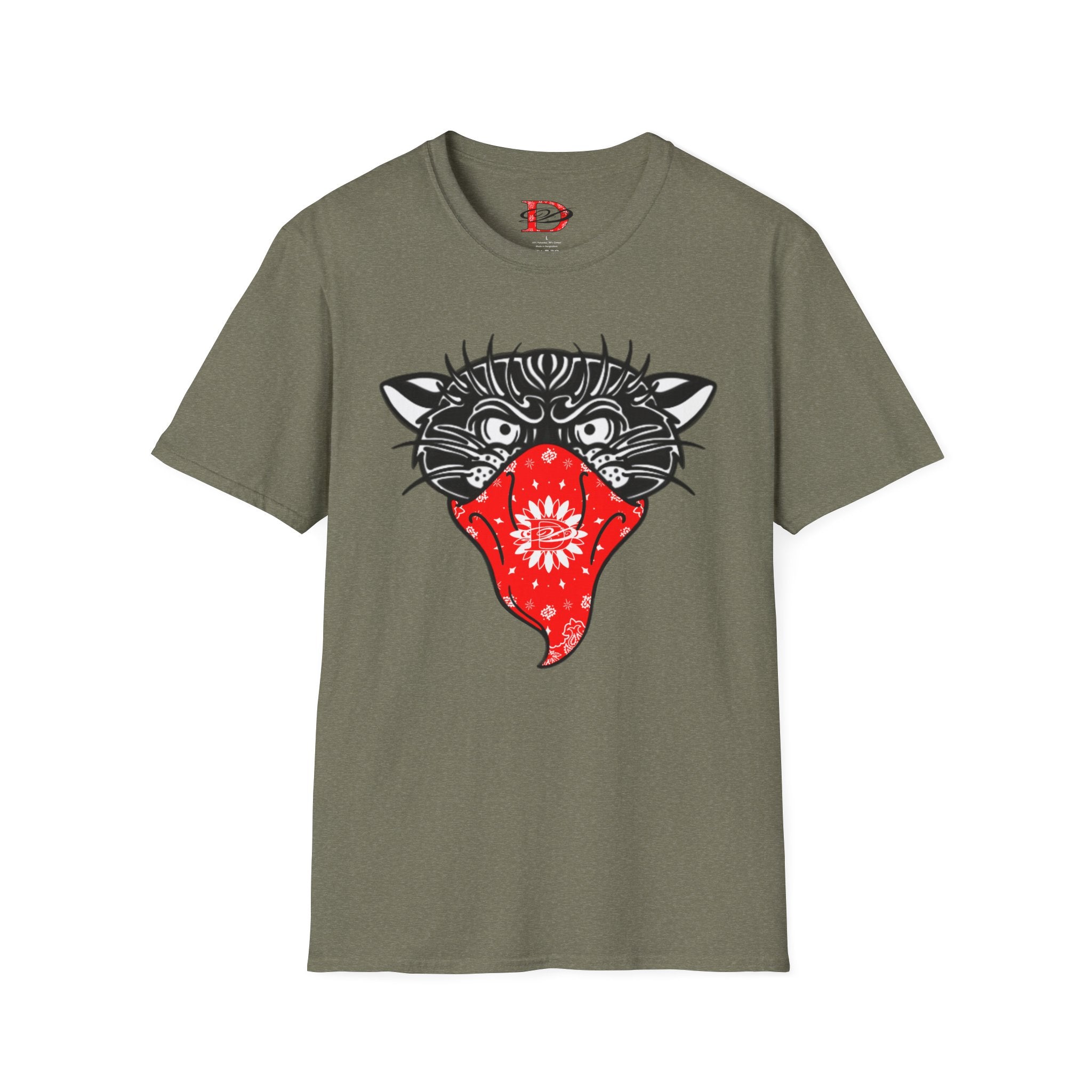 DD Bandito Panther | Softstyle T-Shirt, Unisex, Streetwear, Urban Fashion, Tattoo, Designer