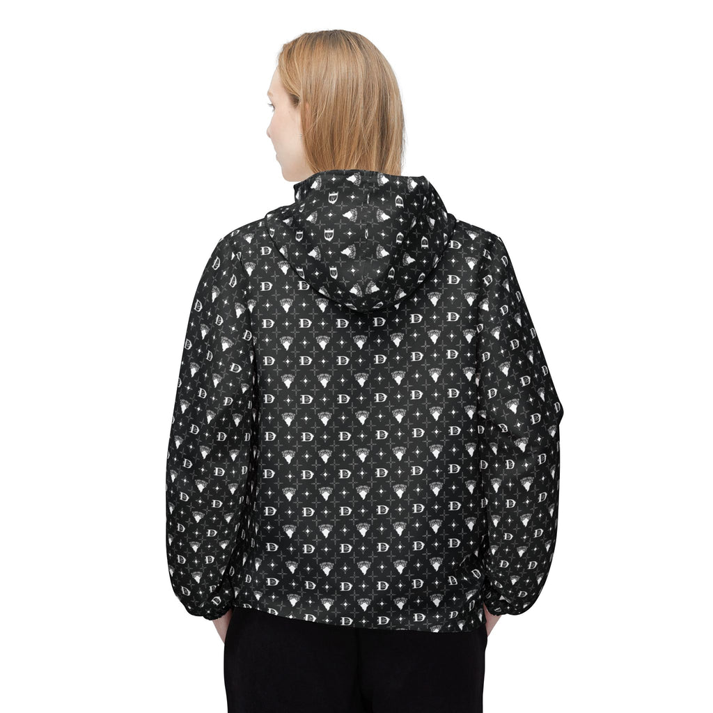 Bandito Panther Custom Monogram Print Windbreaker Jacket AOP
