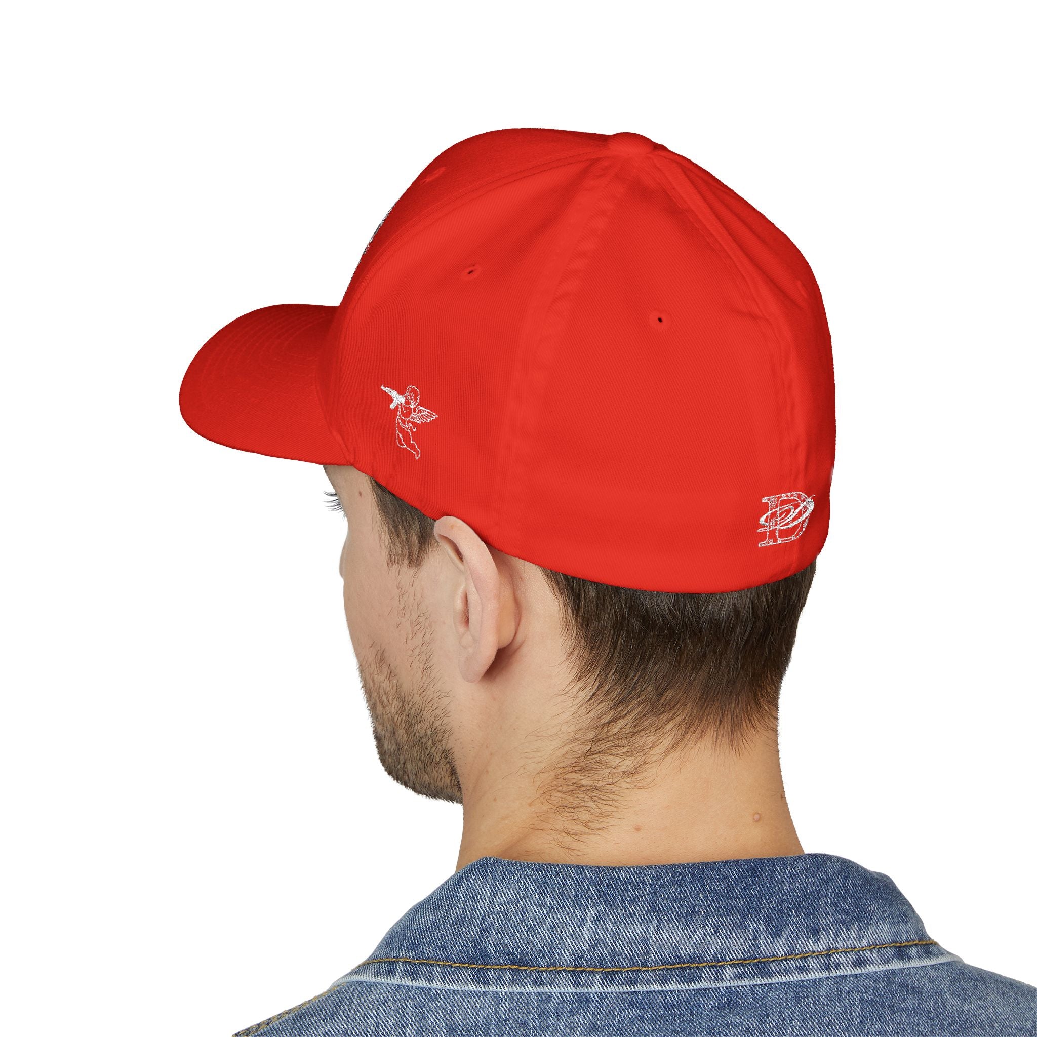 DD Bandana Logo Embroidered Closed Back Stretch Fit Cap