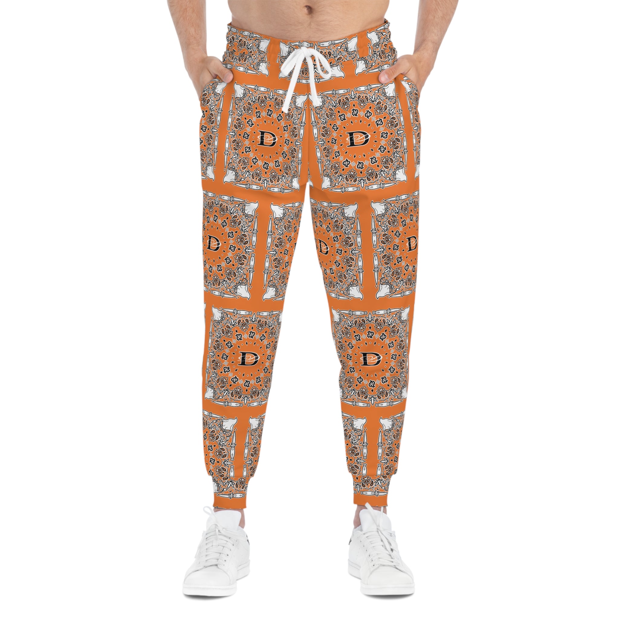 DD Custom Bandana Print Joggers AOP