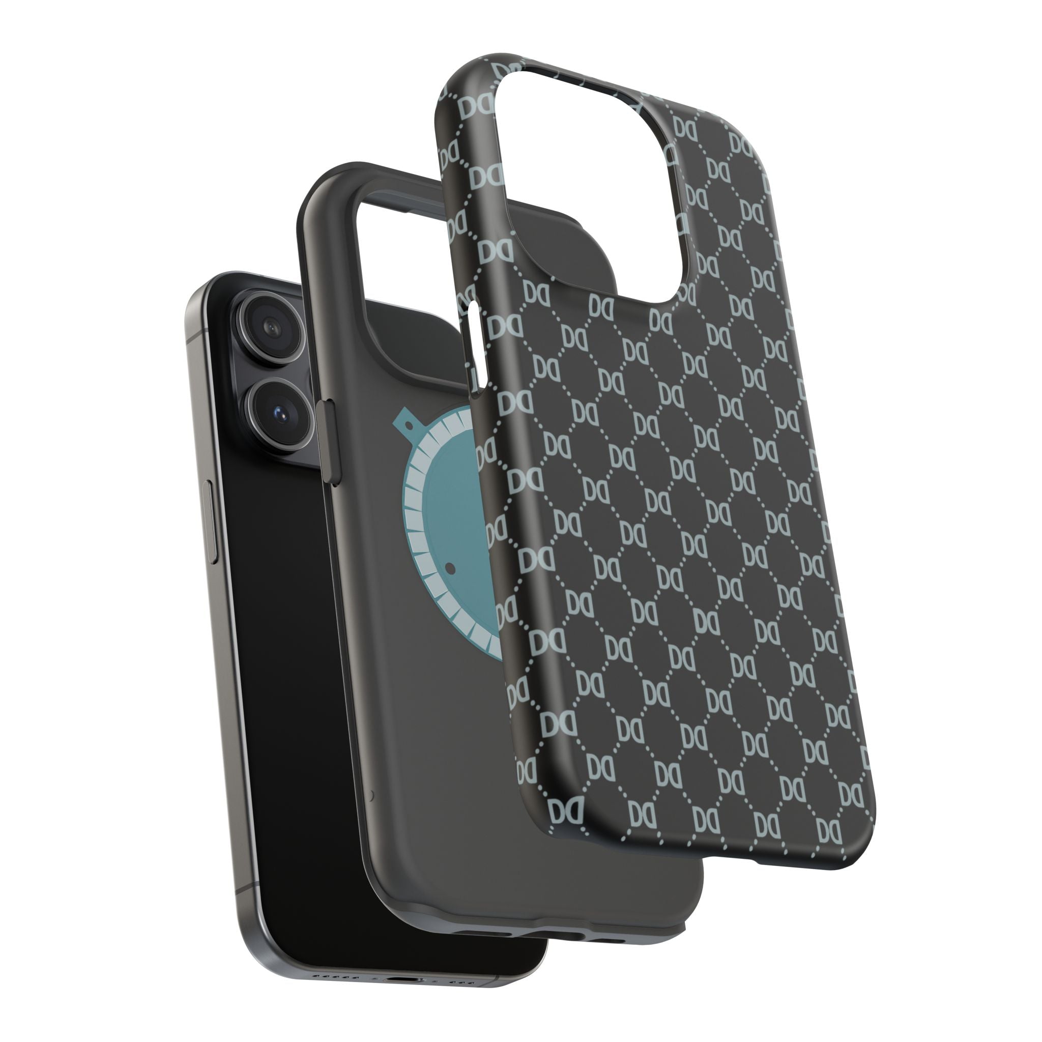 DD Monogram Pattern Magnetic Phone Case