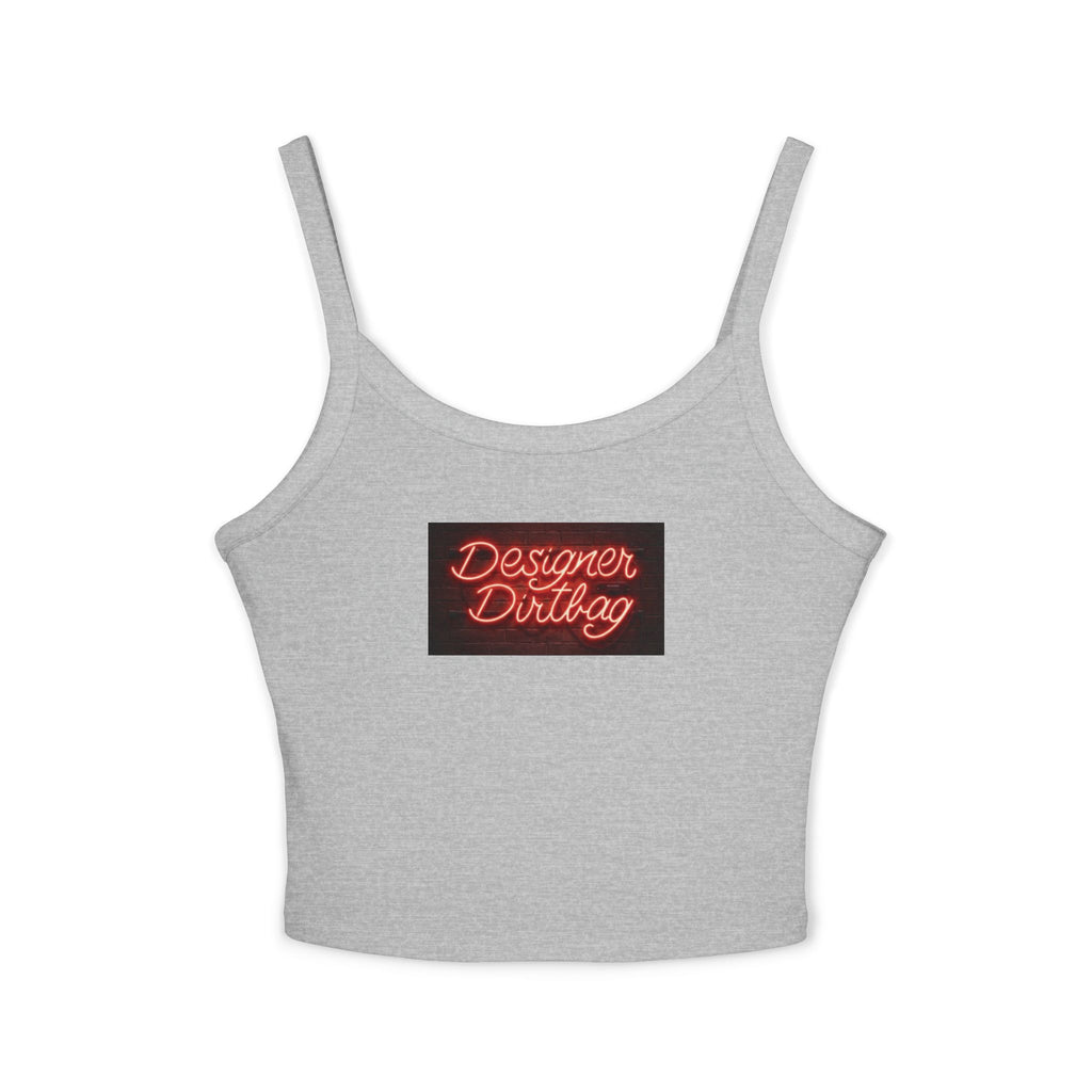 Neon Sign Graphic Spaghetti Strap Woman's Tank Top