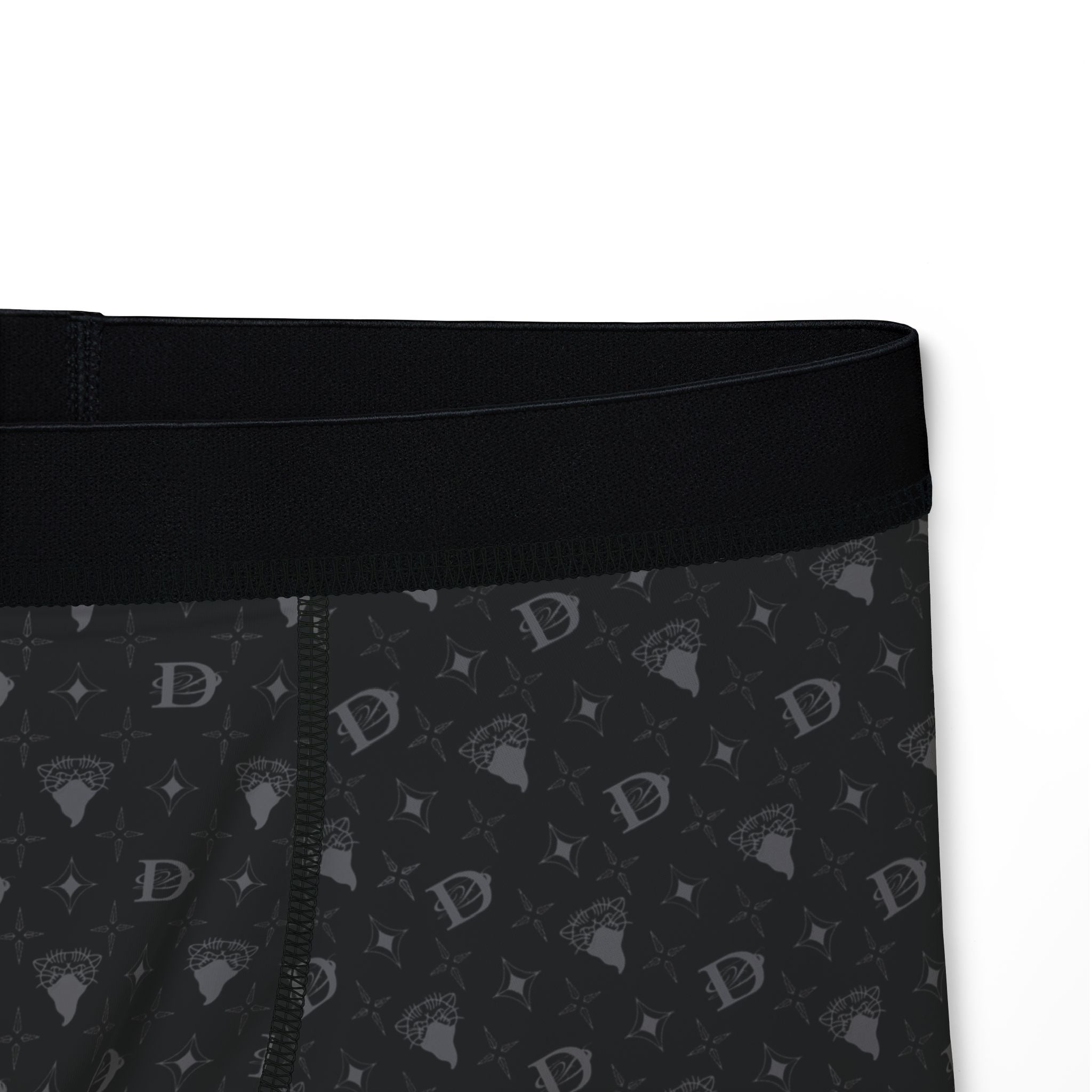 Bandito Panther Custom Monogram Print Men's Boxers AOP