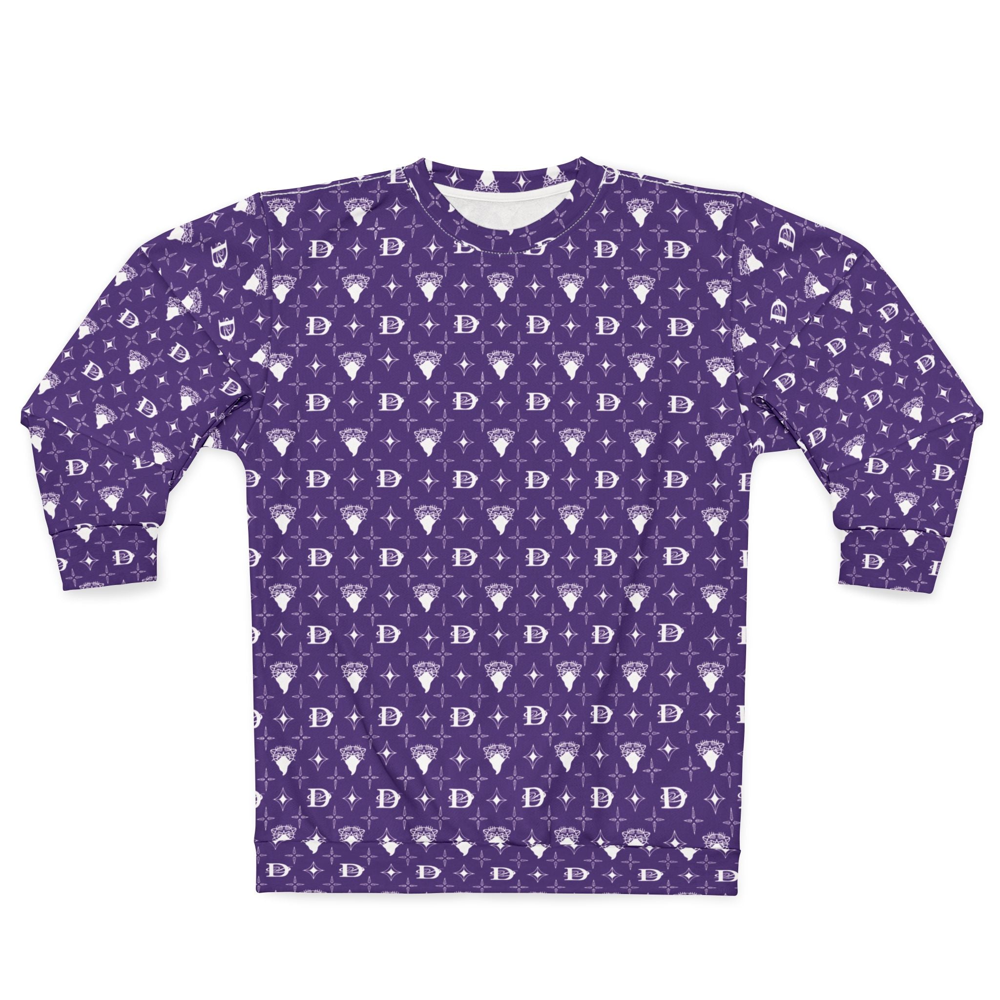 Bandito Panther Custom Monogram Print Unisex Sweatshirt AOP